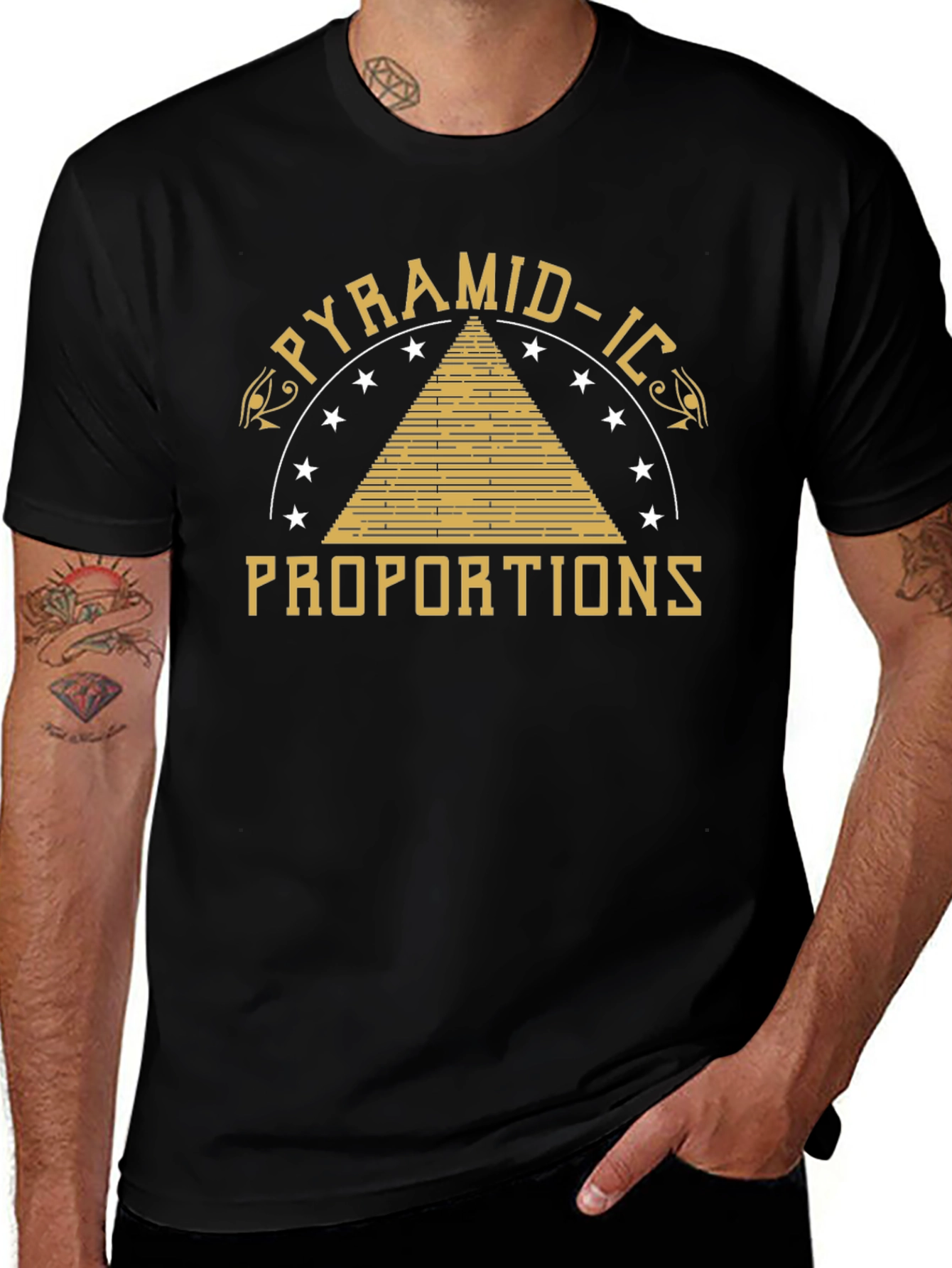Pyramid-ic Proportions Graphic T-Shirt