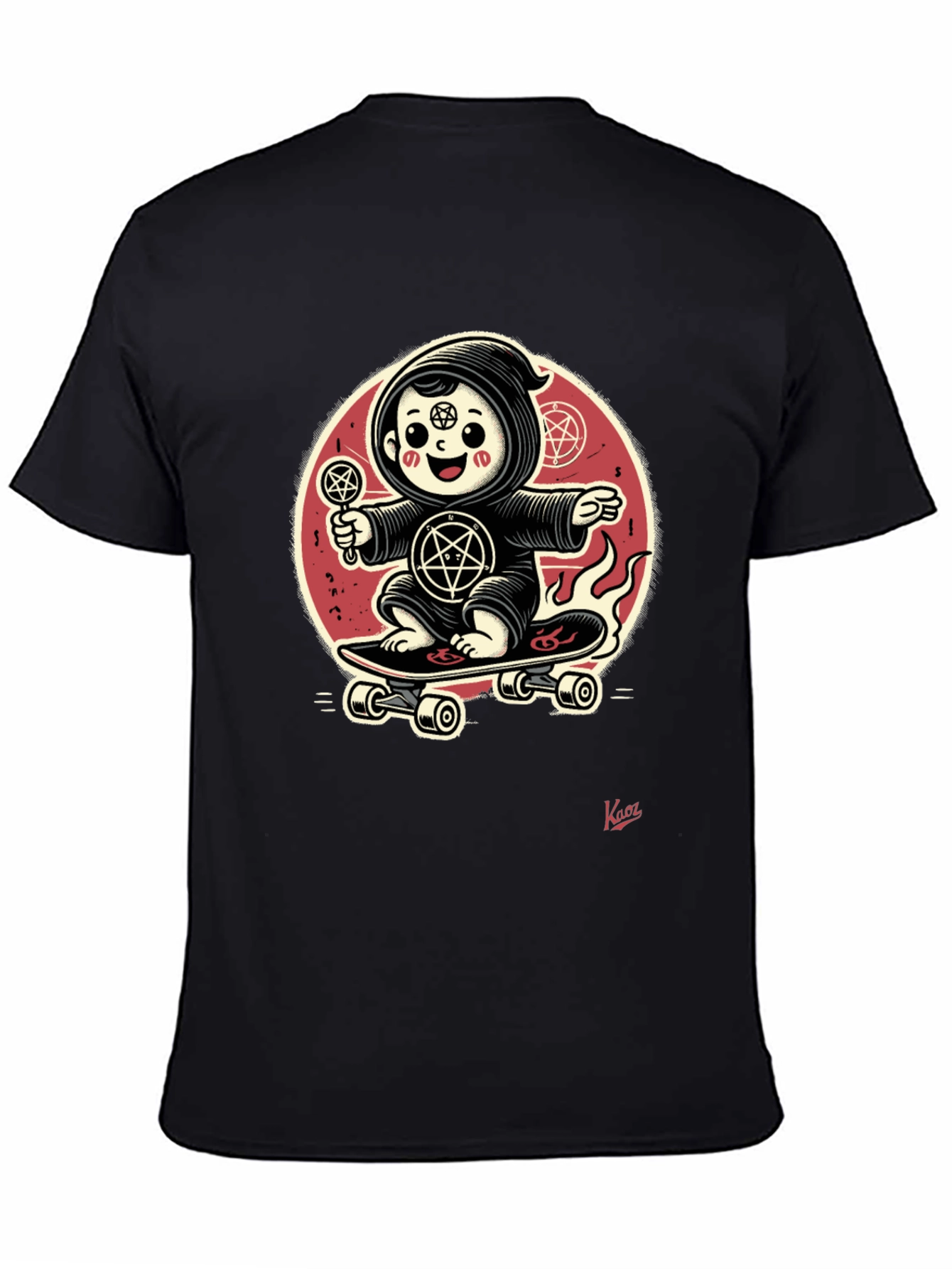 Skateboarding Grim Reaper Baby T-Shirt