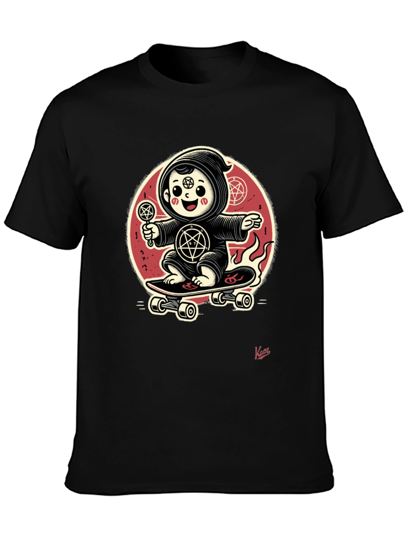 Skateboarding Grim Reaper Baby T-Shirt
