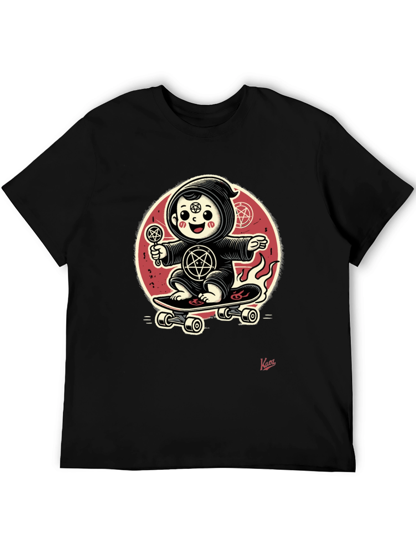 Skateboarding Grim Reaper Baby T-Shirt