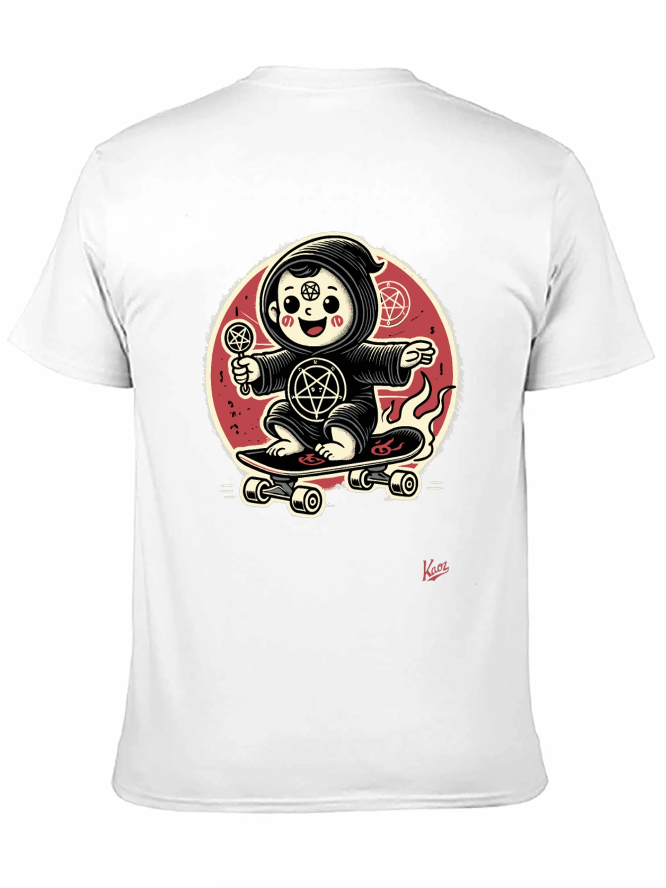 Skateboarding Grim Reaper Baby T-Shirt