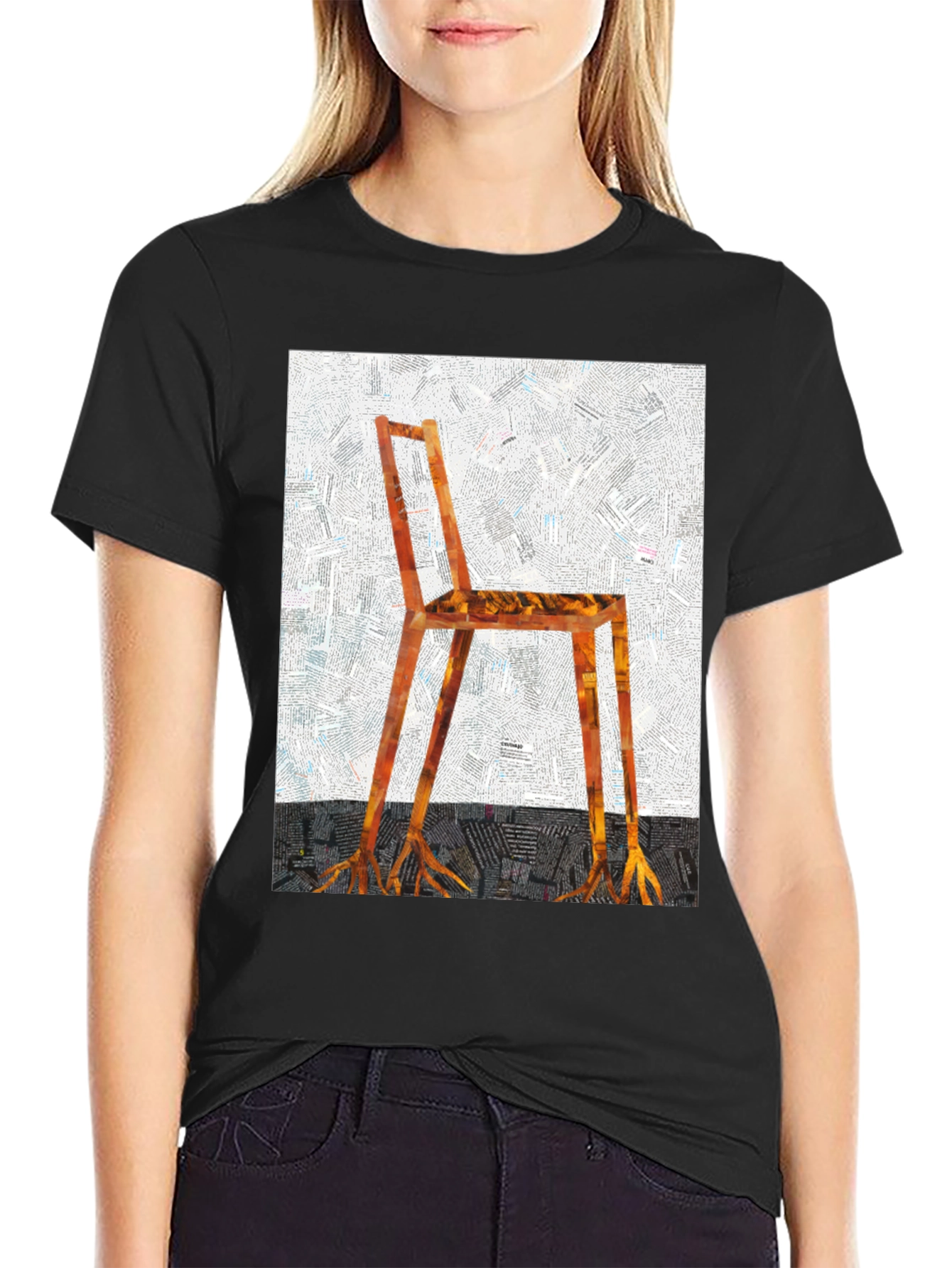 Surreal Chair Graphic Tee - Unique Design