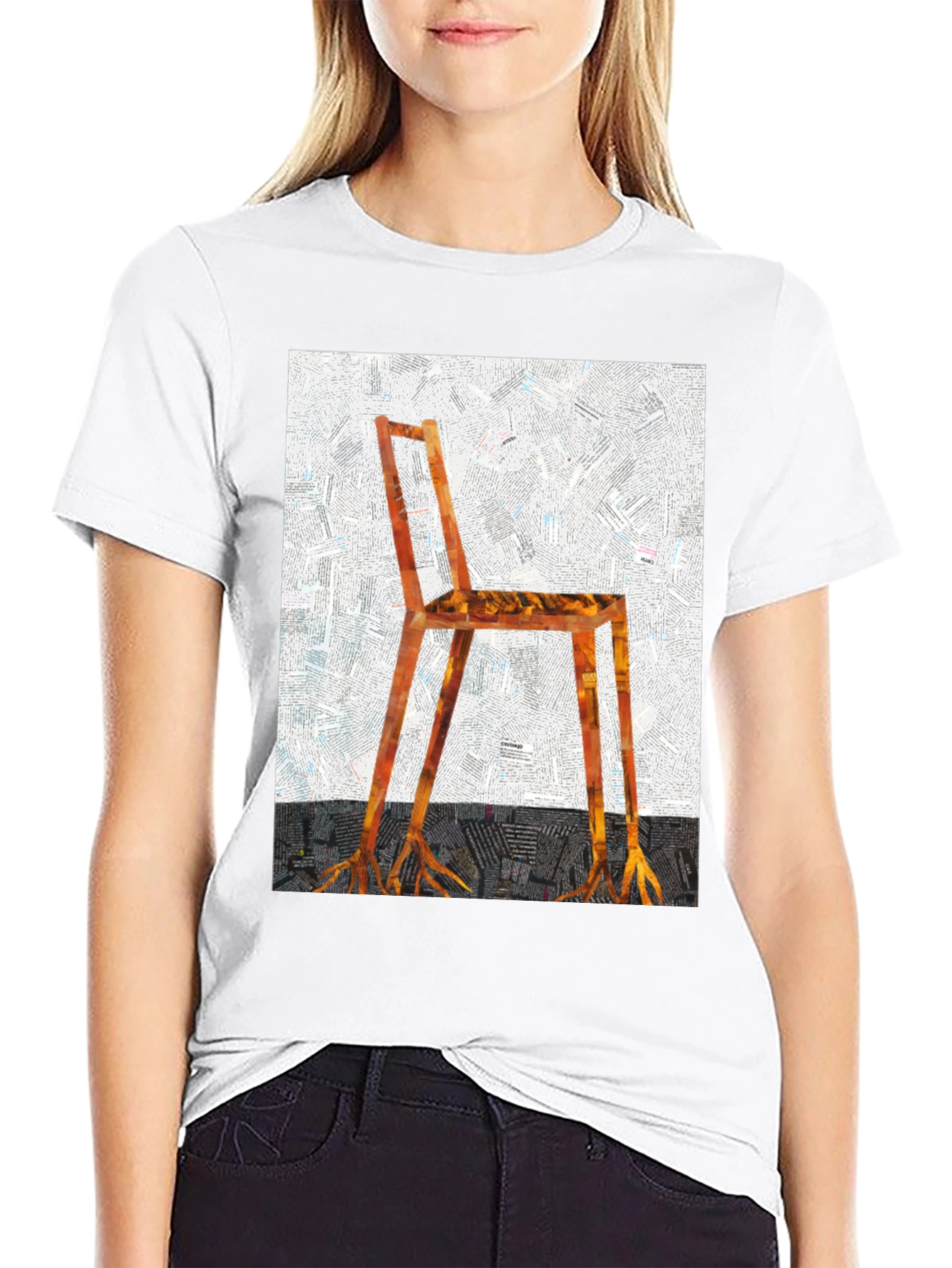 Surreal Chair Graphic Tee - Unique Design