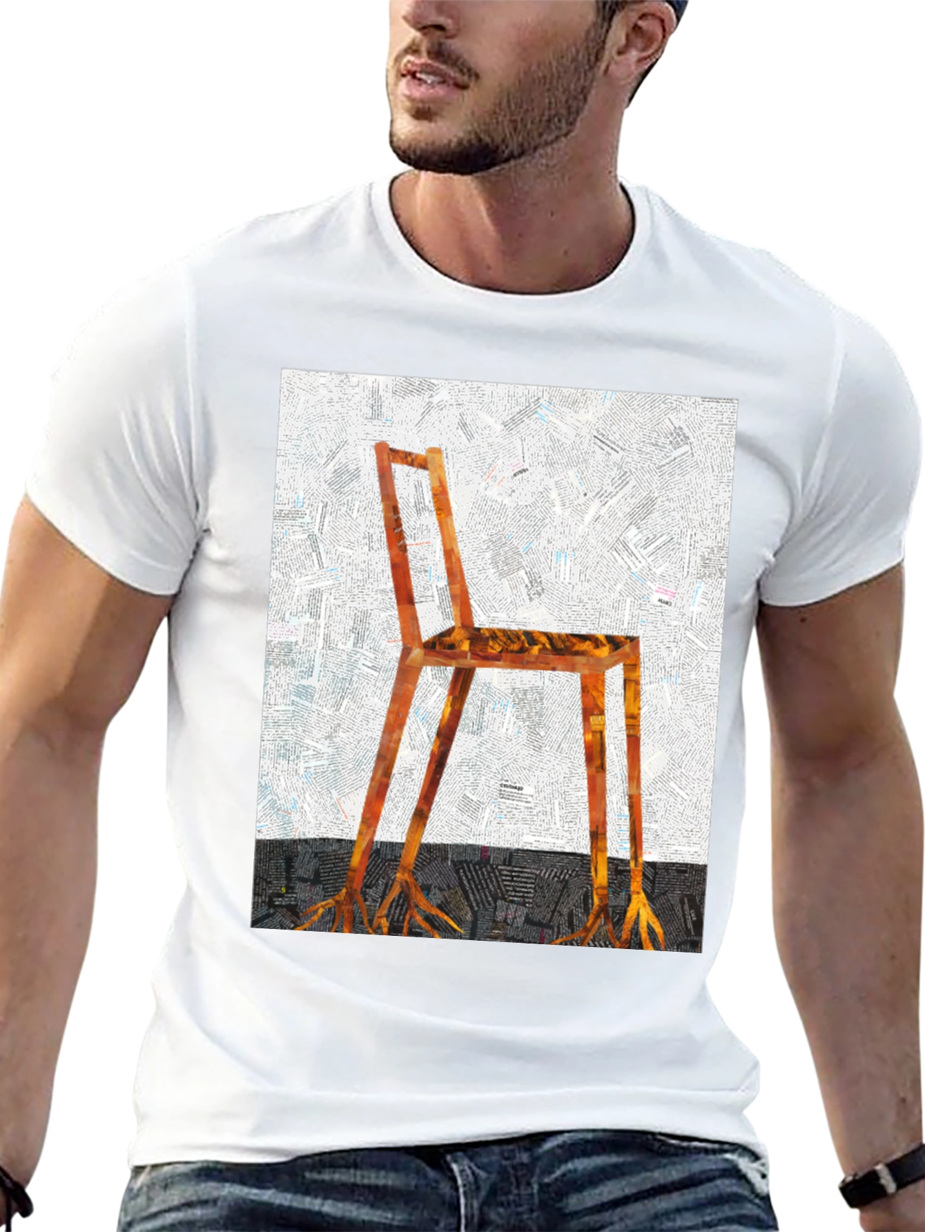 Surreal Chair Graphic Tee - Unique Design