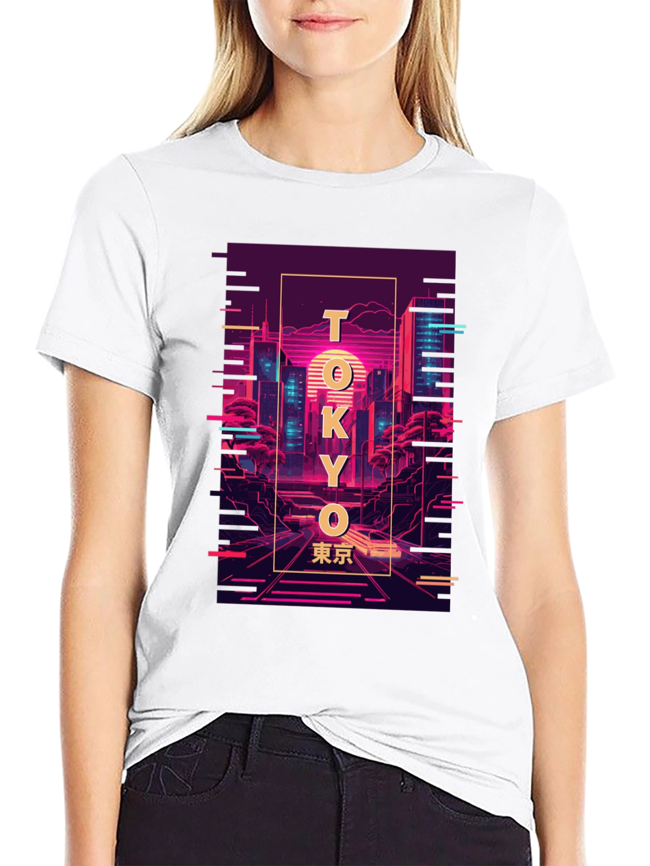 Tokyo Cityscape Graphic T-Shirt