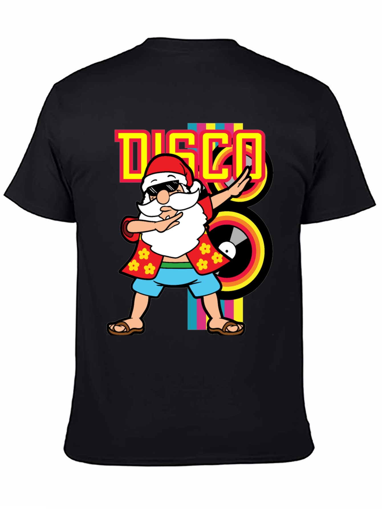 Disco Santa T-Shirt - Holiday Party Fun!