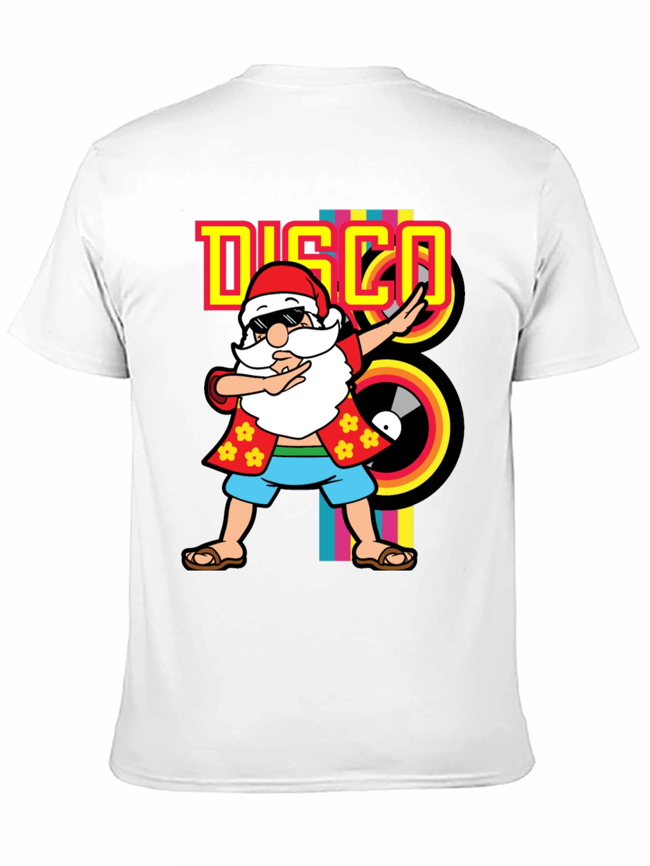Disco Santa T-Shirt - Holiday Party Fun!