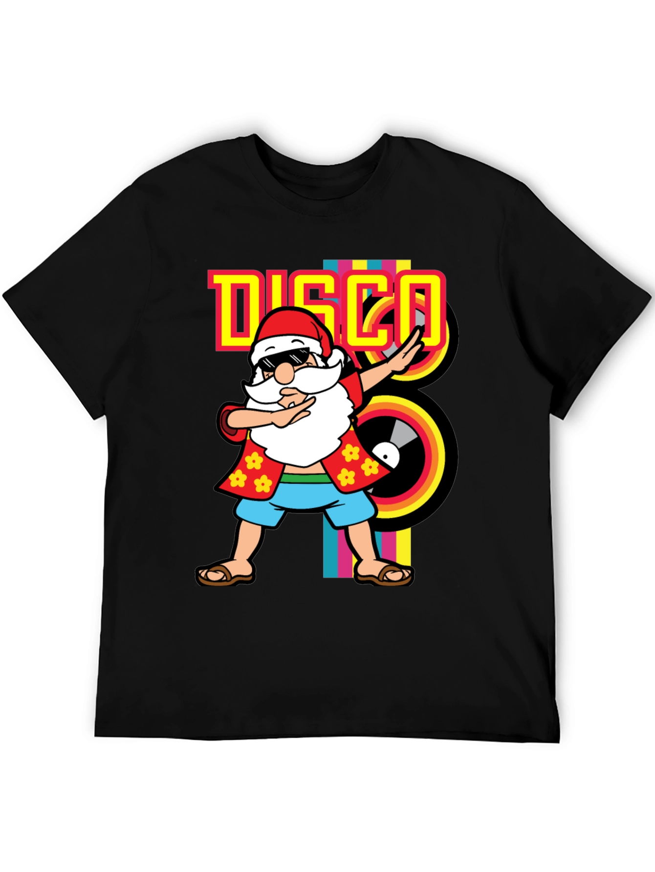 Disco Santa T-Shirt - Holiday Party Fun!