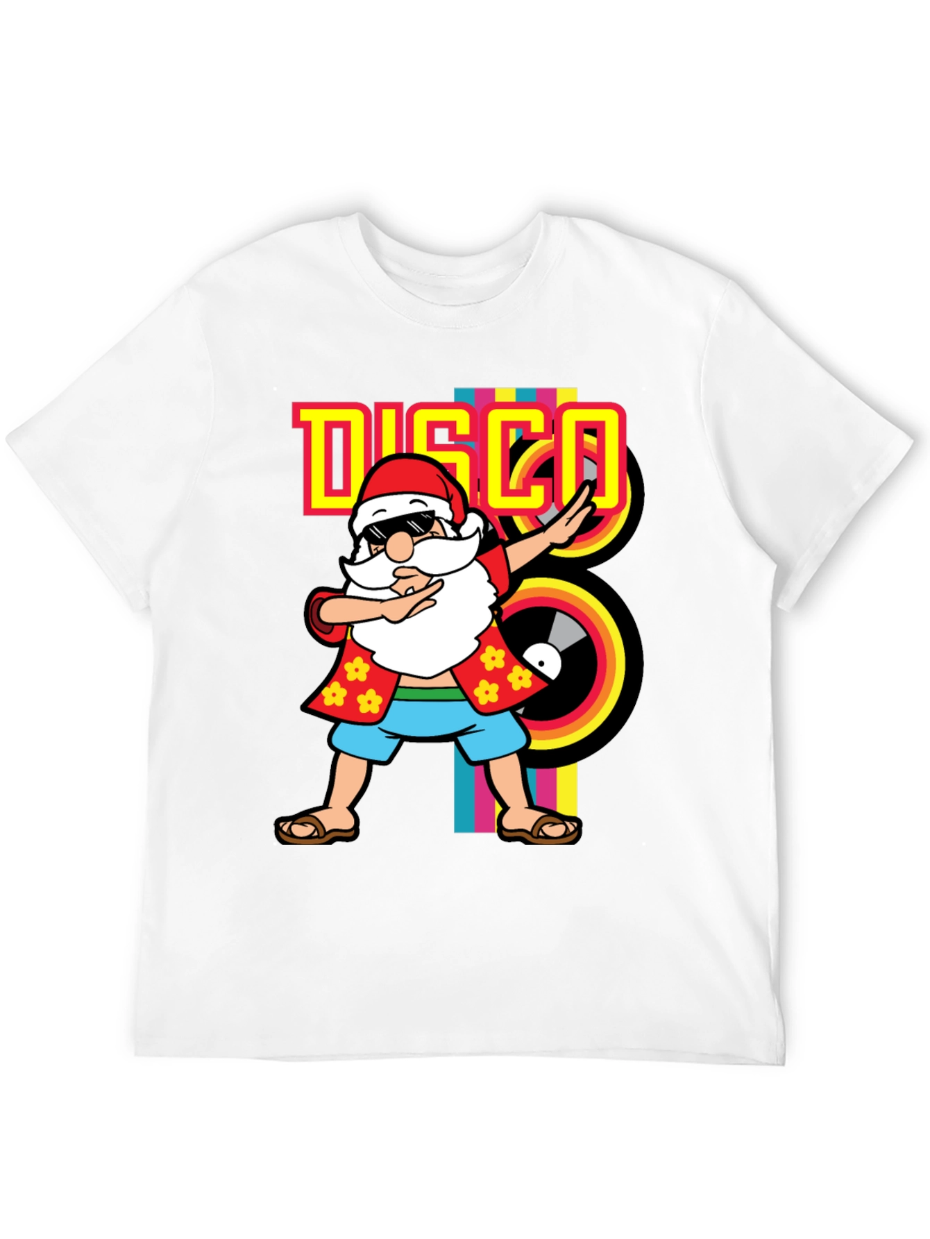 Disco Santa T-Shirt - Holiday Party Fun!