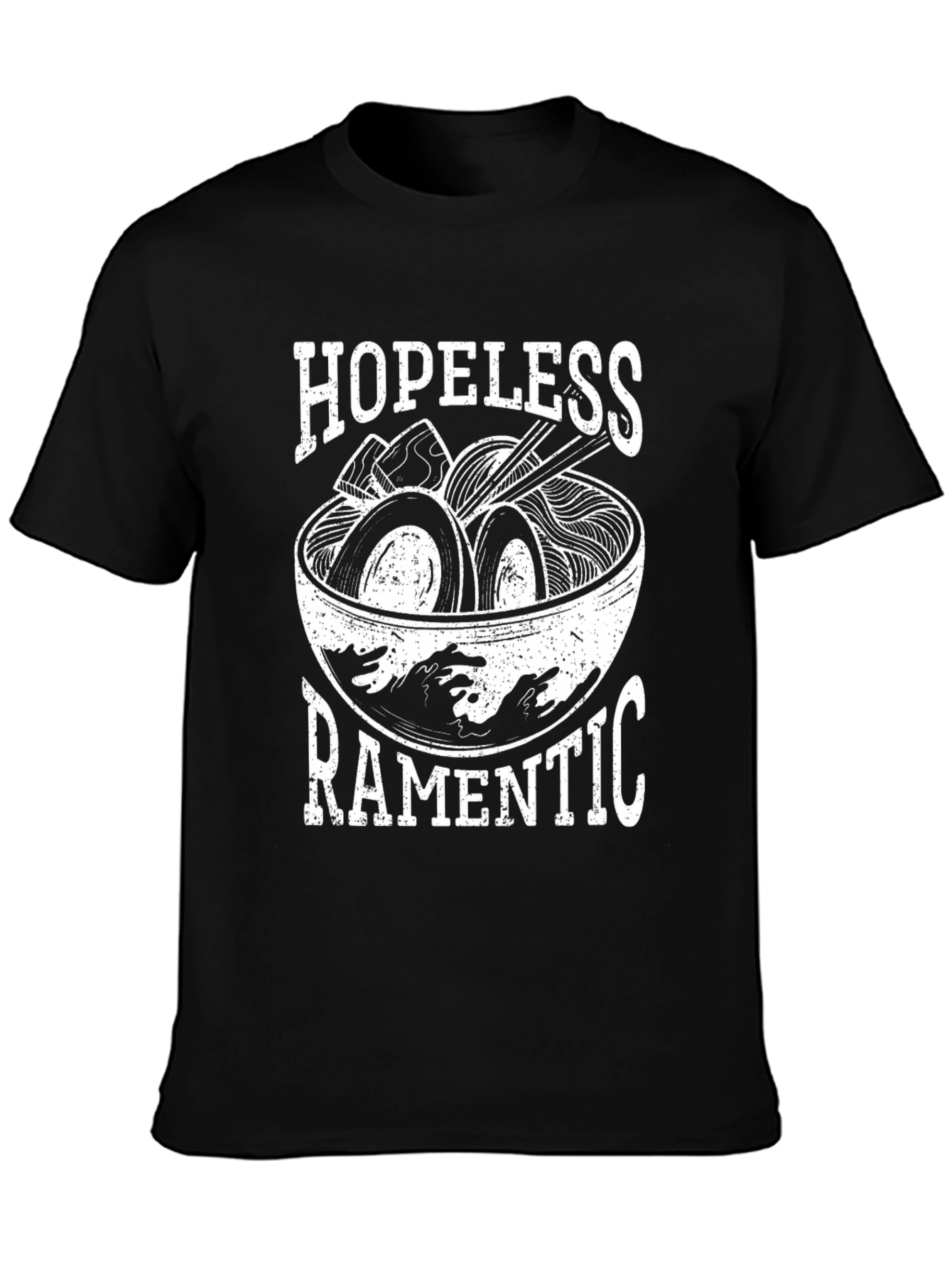 Hopeless Ramentic Graphic Tee - Ramen Lover T-Shirt