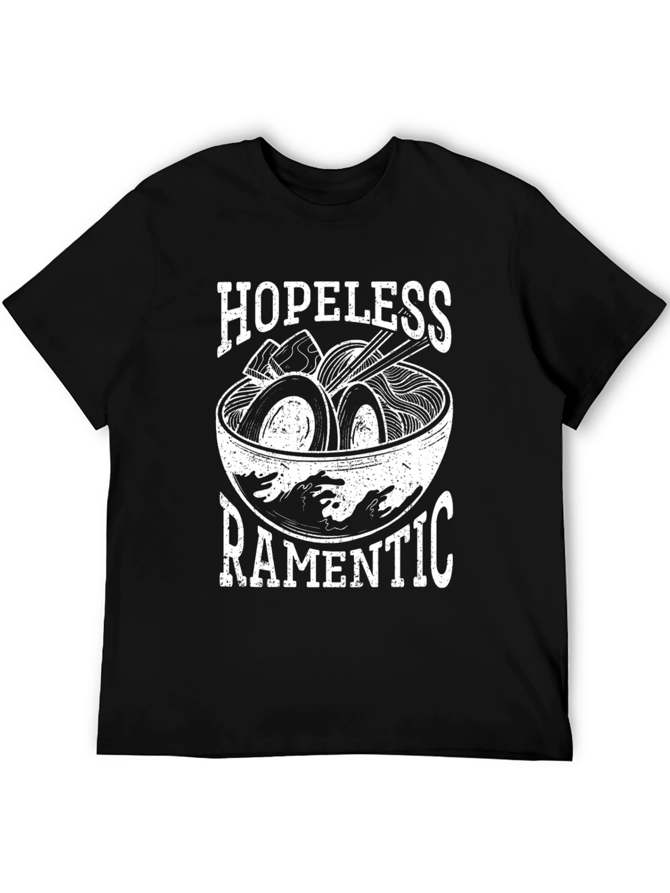 Hopeless Ramentic Graphic Tee - Ramen Lover T-Shirt