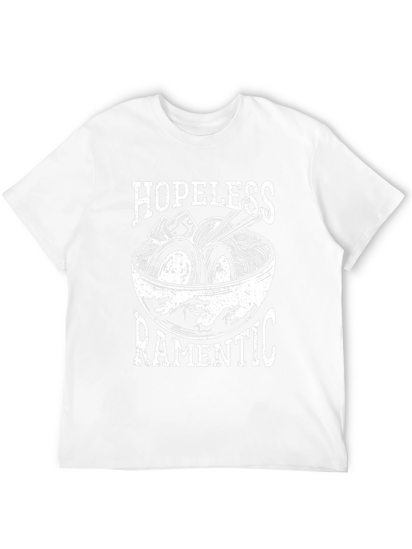 Hopeless Ramentic Graphic Tee - Ramen Lover T-Shirt
