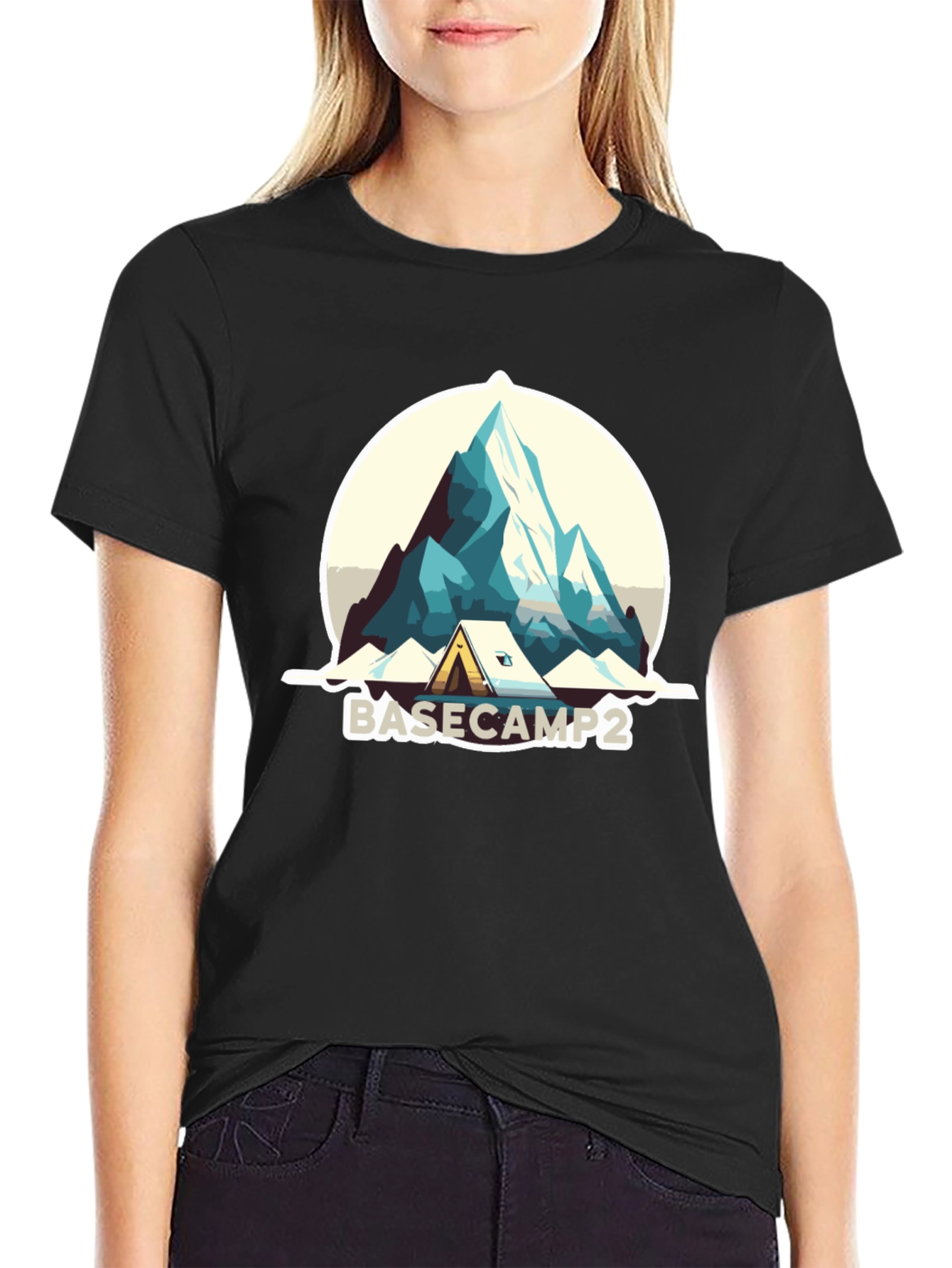 Basecamp2 Adventure T-Shirt - Mountain Design
