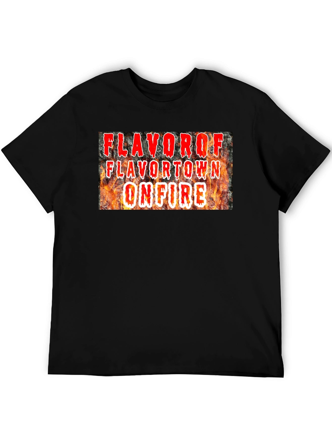 FlavorTown On Fire Graphic T-Shirt