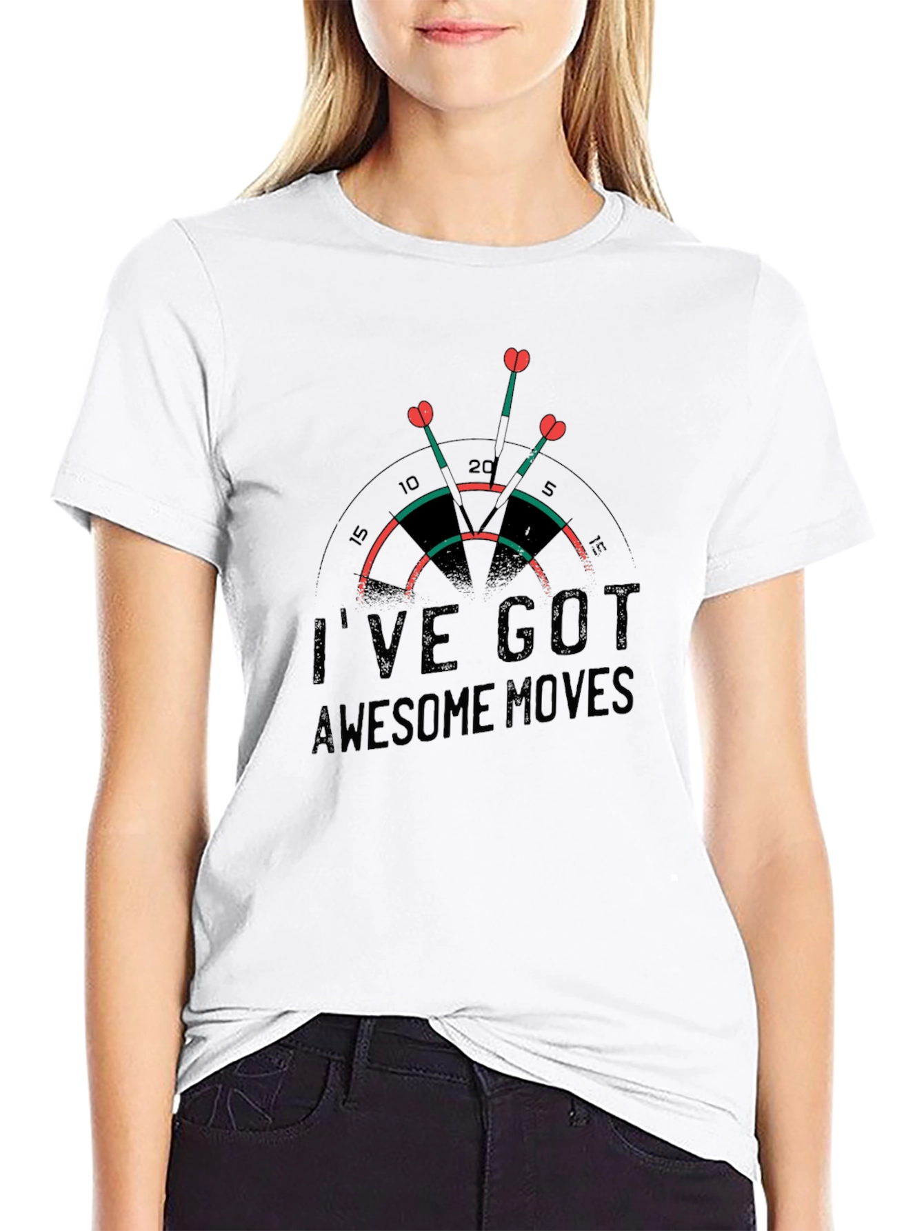 Awesome Moves Darts Graphic T-Shirt