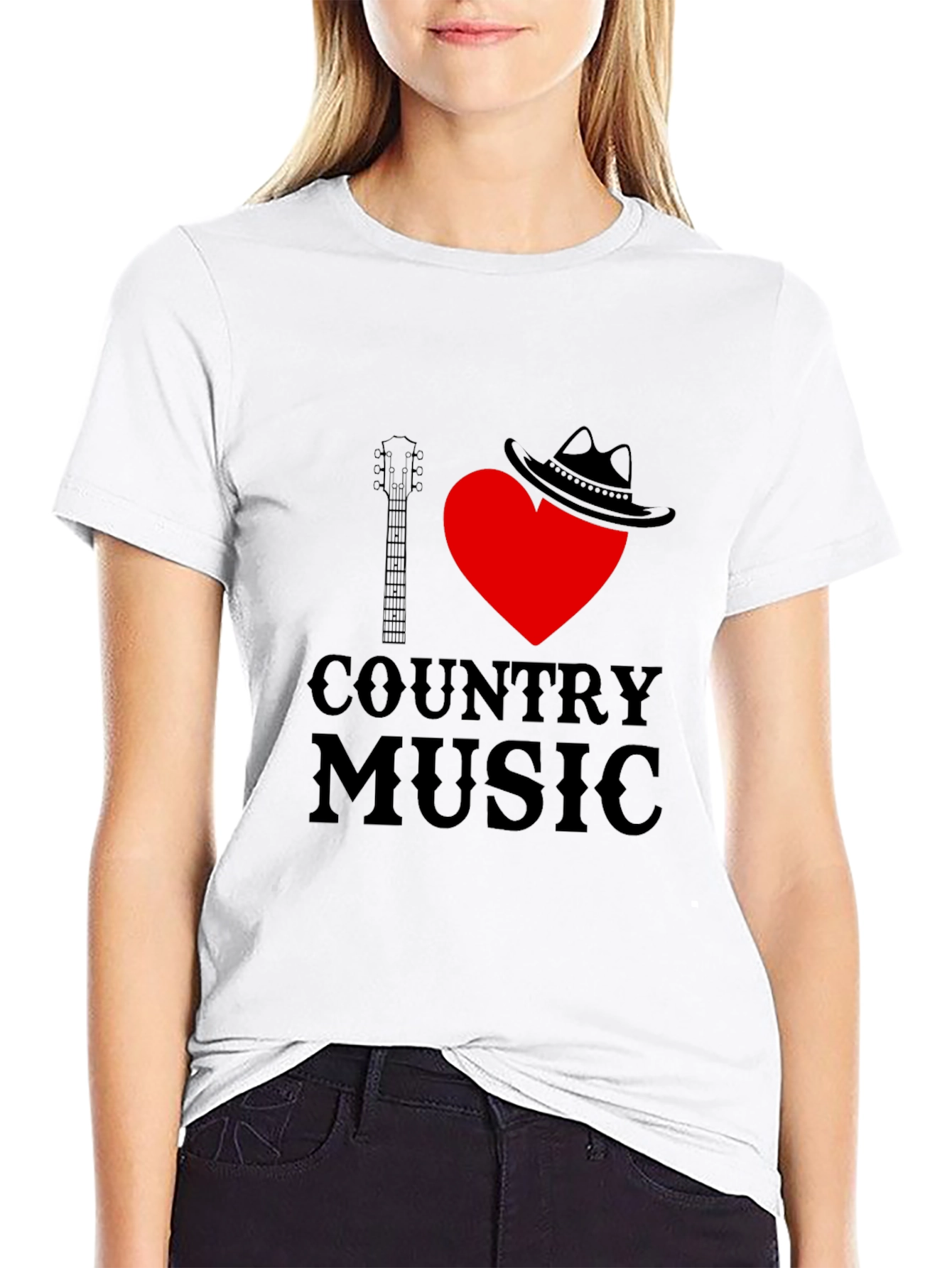 I Heart Country Music Graphic T-Shirt