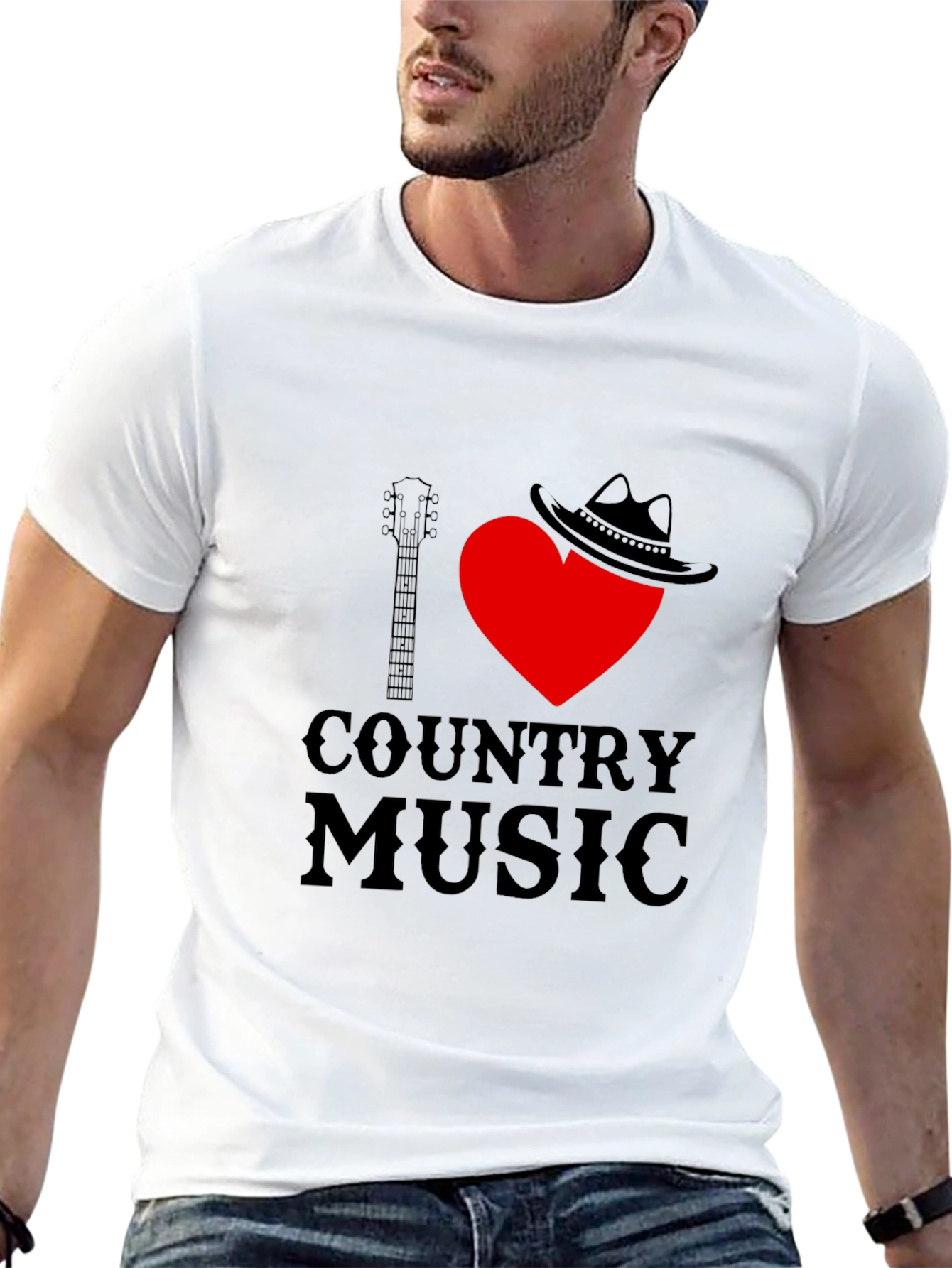 I Heart Country Music Graphic T-Shirt