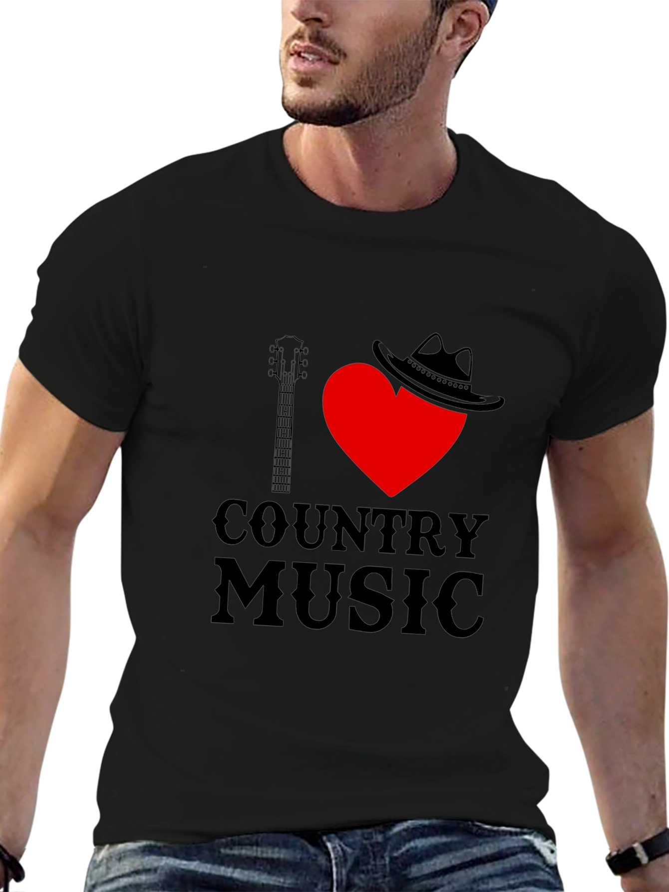 I Heart Country Music Graphic T-Shirt