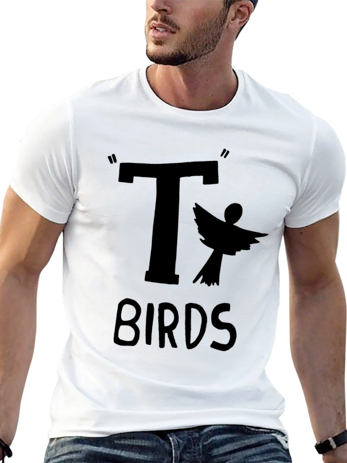 T-Birds Black Graphic Tee - Grease Inspired T-Shirt