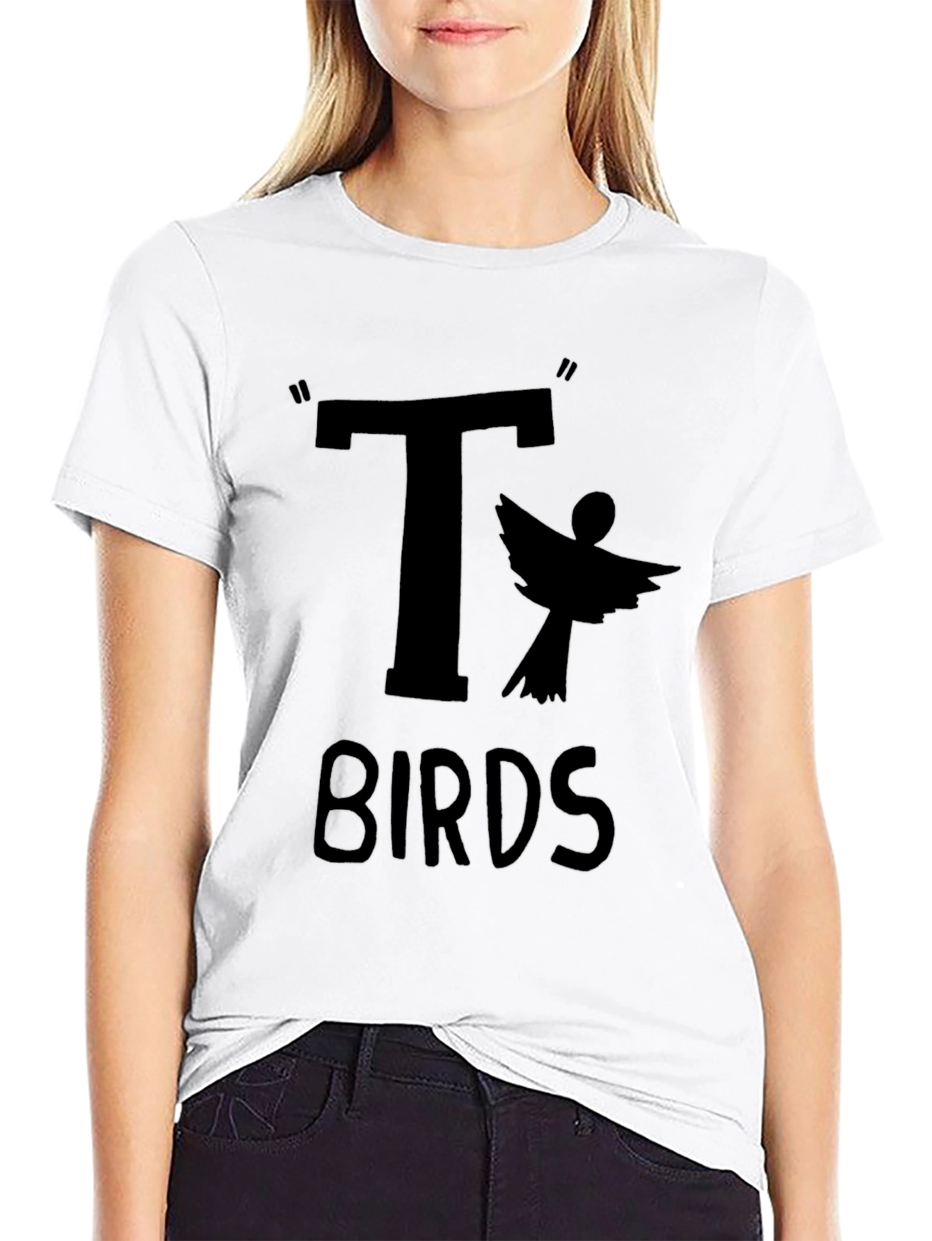 T-Birds Black Graphic Tee - Grease Inspired T-Shirt