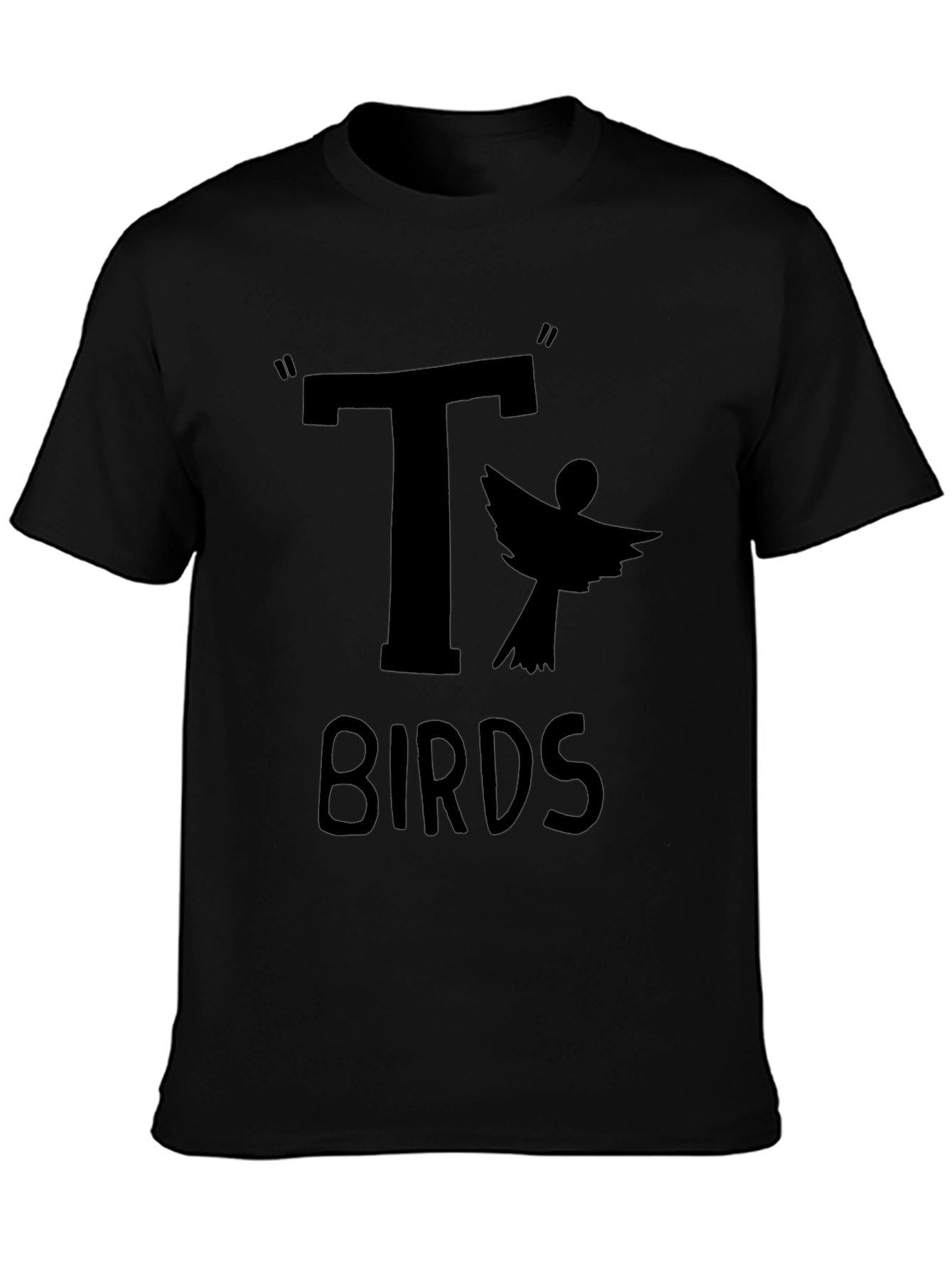 T-Birds Black Graphic Tee - Grease Inspired T-Shirt