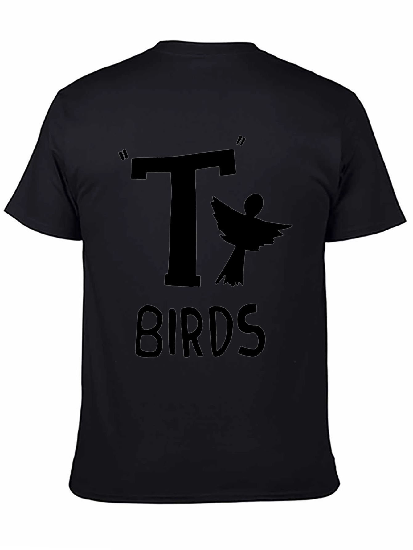 T-Birds Black Graphic Tee - Grease Inspired T-Shirt