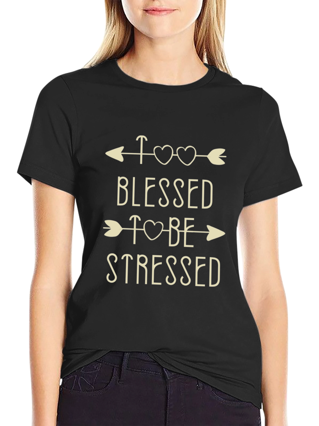 Blessed to Be Stressed Graphic T-Shirt
