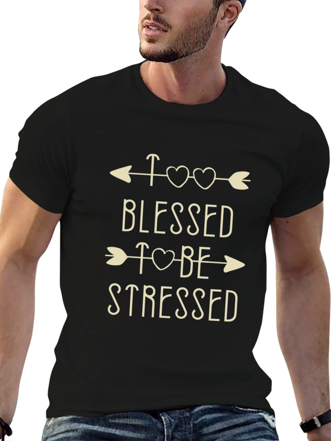 Blessed to Be Stressed Graphic T-Shirt