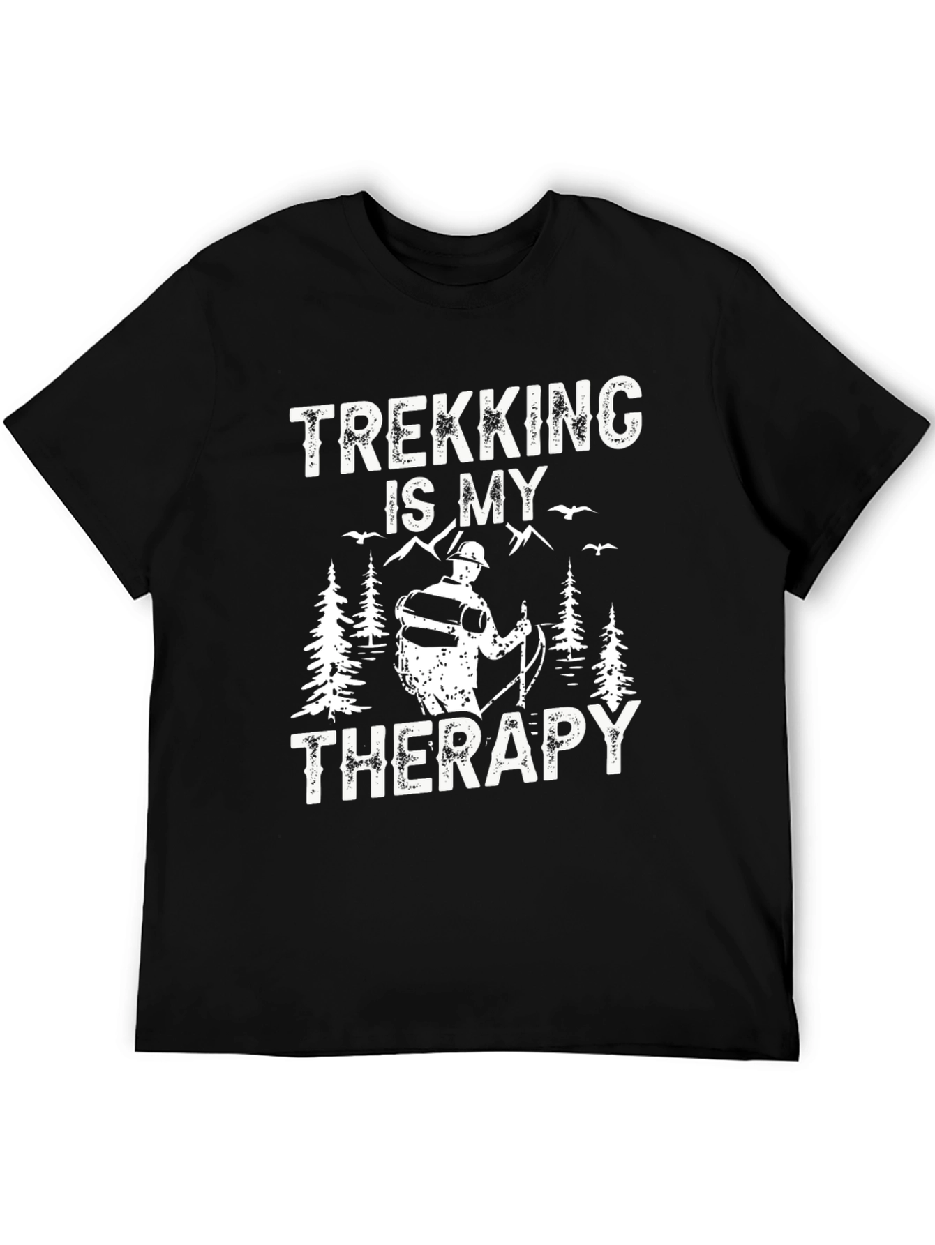 Trekking is My Therapy Graphic T-Shirt