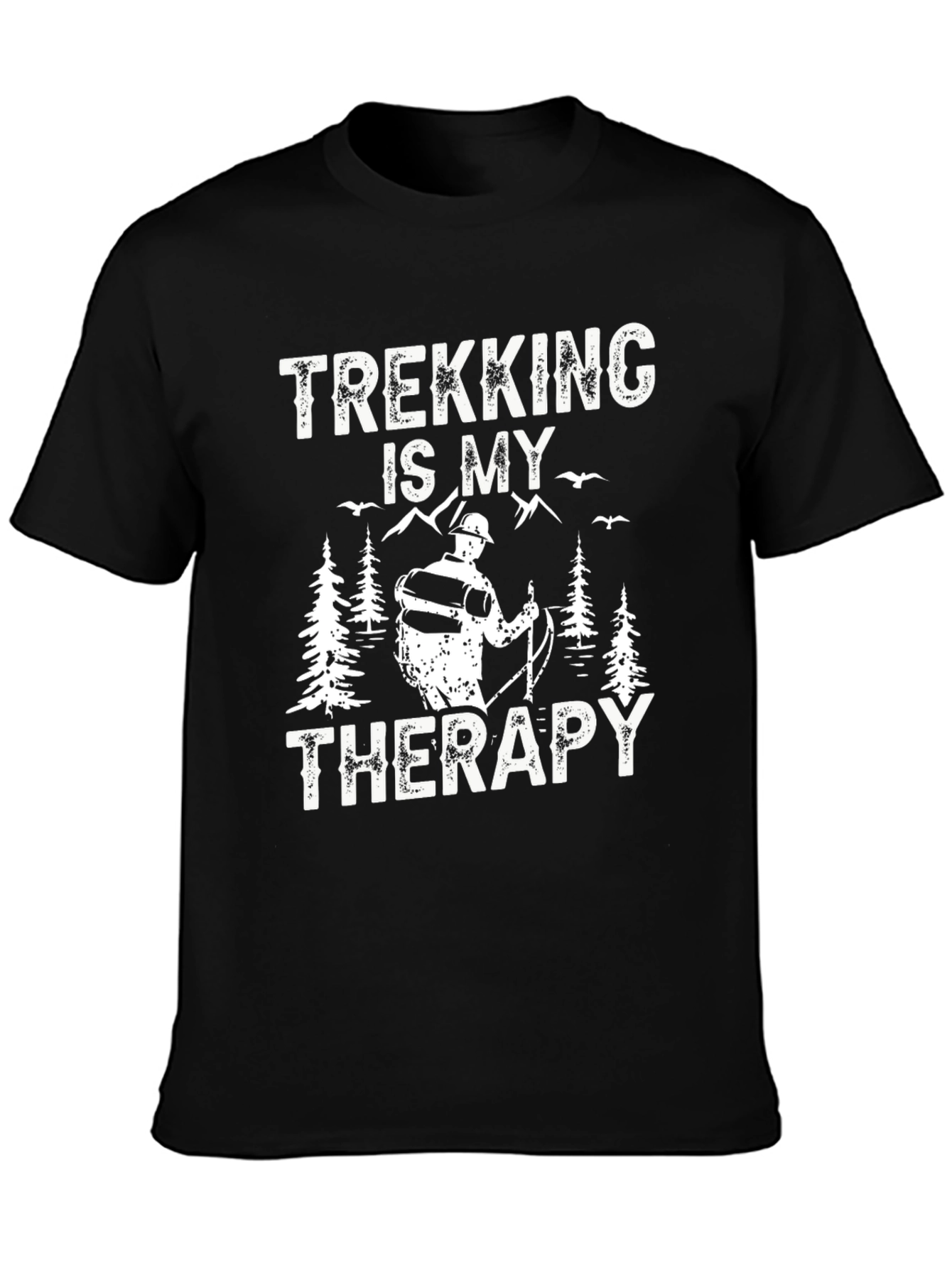 Trekking is My Therapy Graphic T-Shirt
