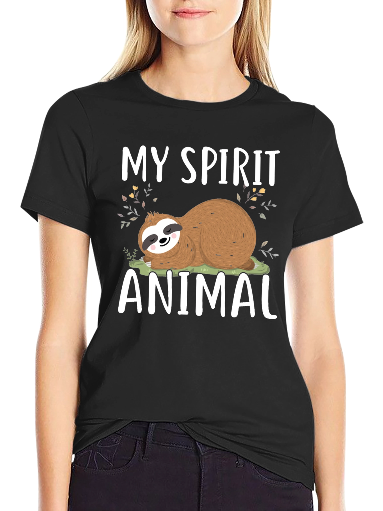 My Spirit Animal Sloth Graphic Tee