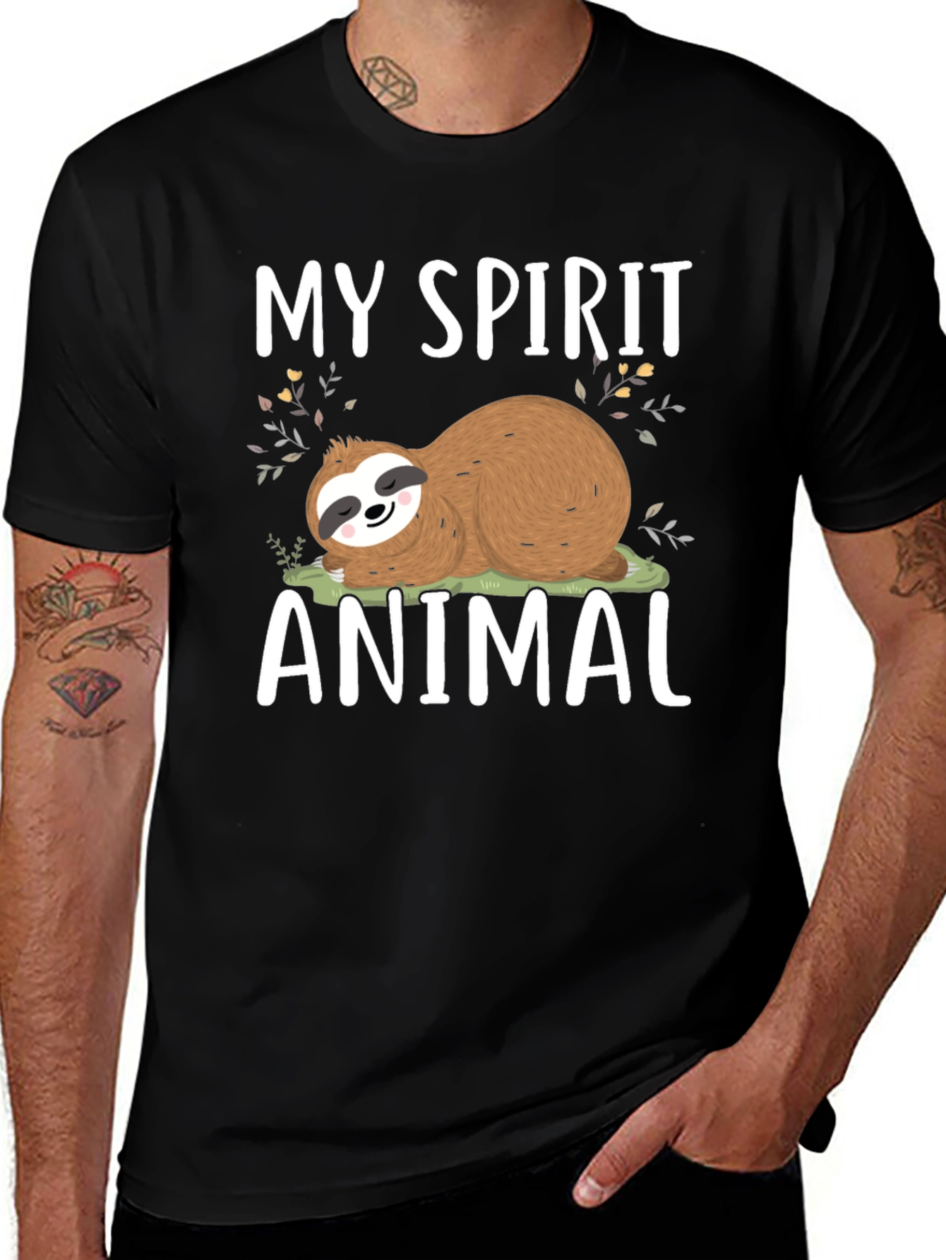 My Spirit Animal Sloth Graphic Tee