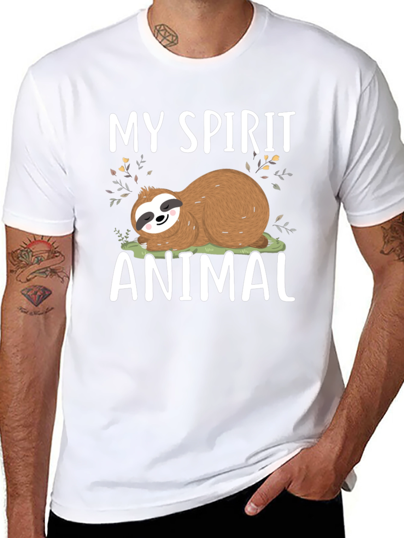 My Spirit Animal Sloth Graphic Tee