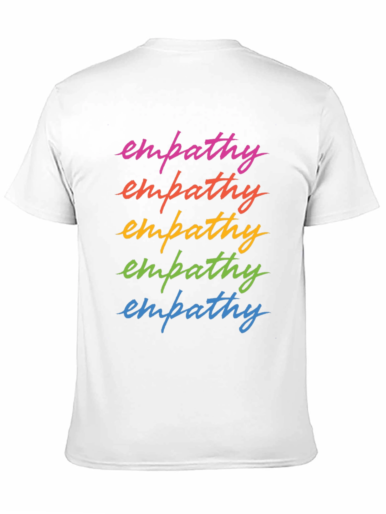 Empathy Rainbow T-Shirt - Black Graphic Tee