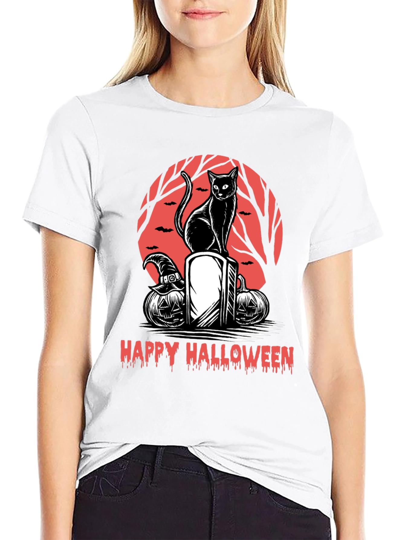 Halloween Cat T-Shirt