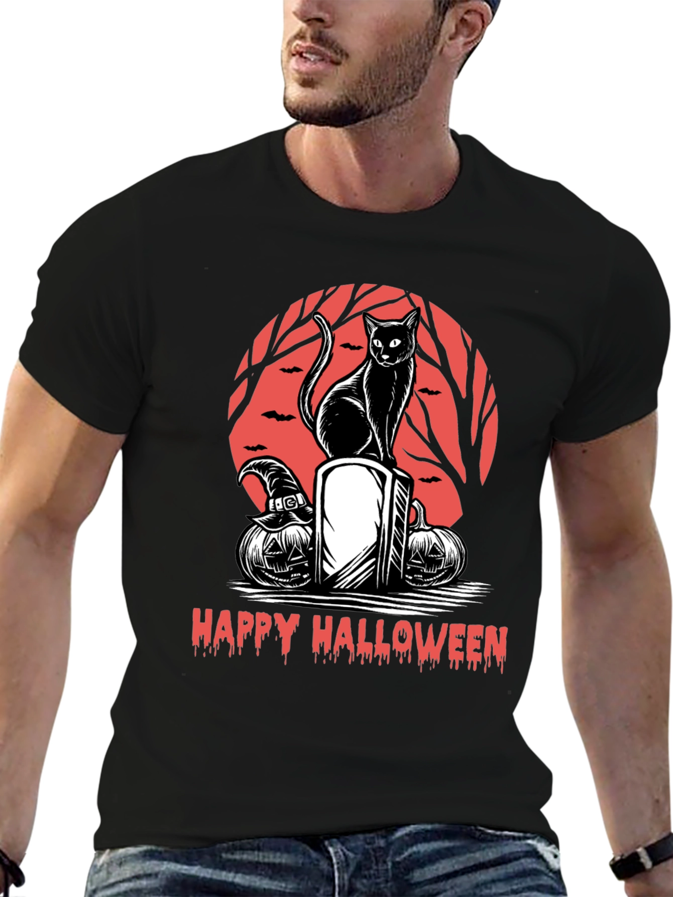 Halloween Cat T-Shirt