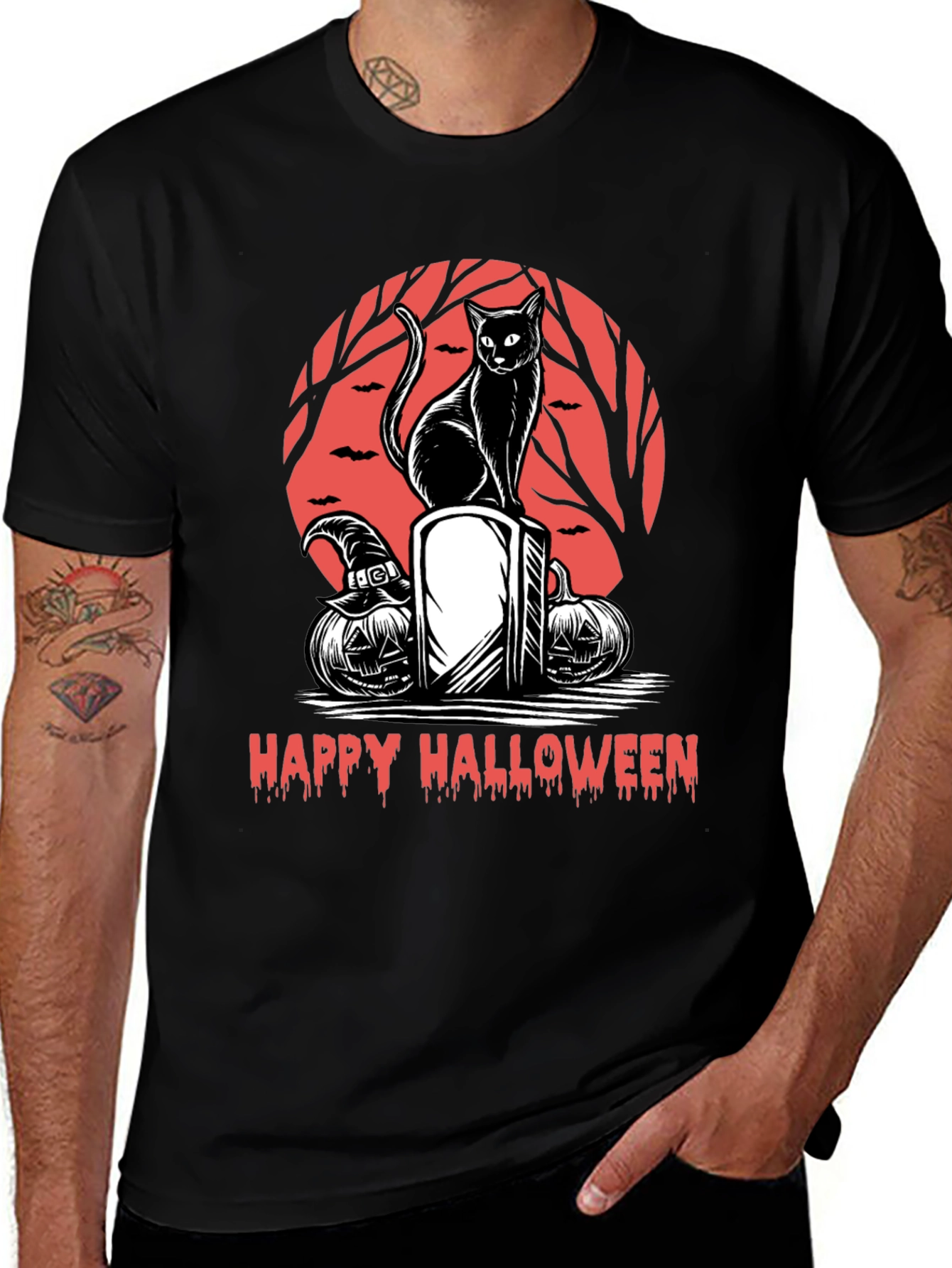 Halloween Cat T-Shirt