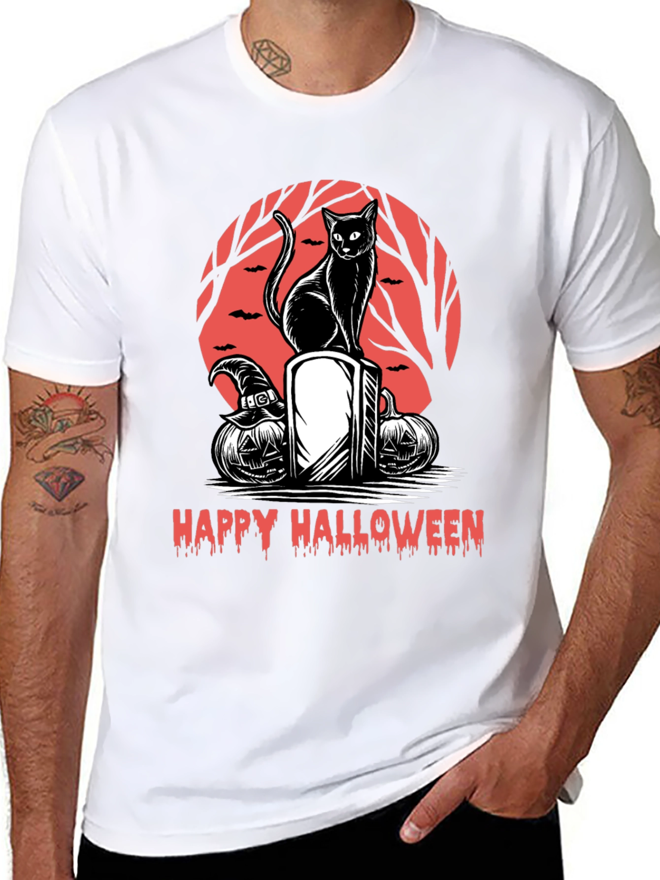Halloween Cat T-Shirt