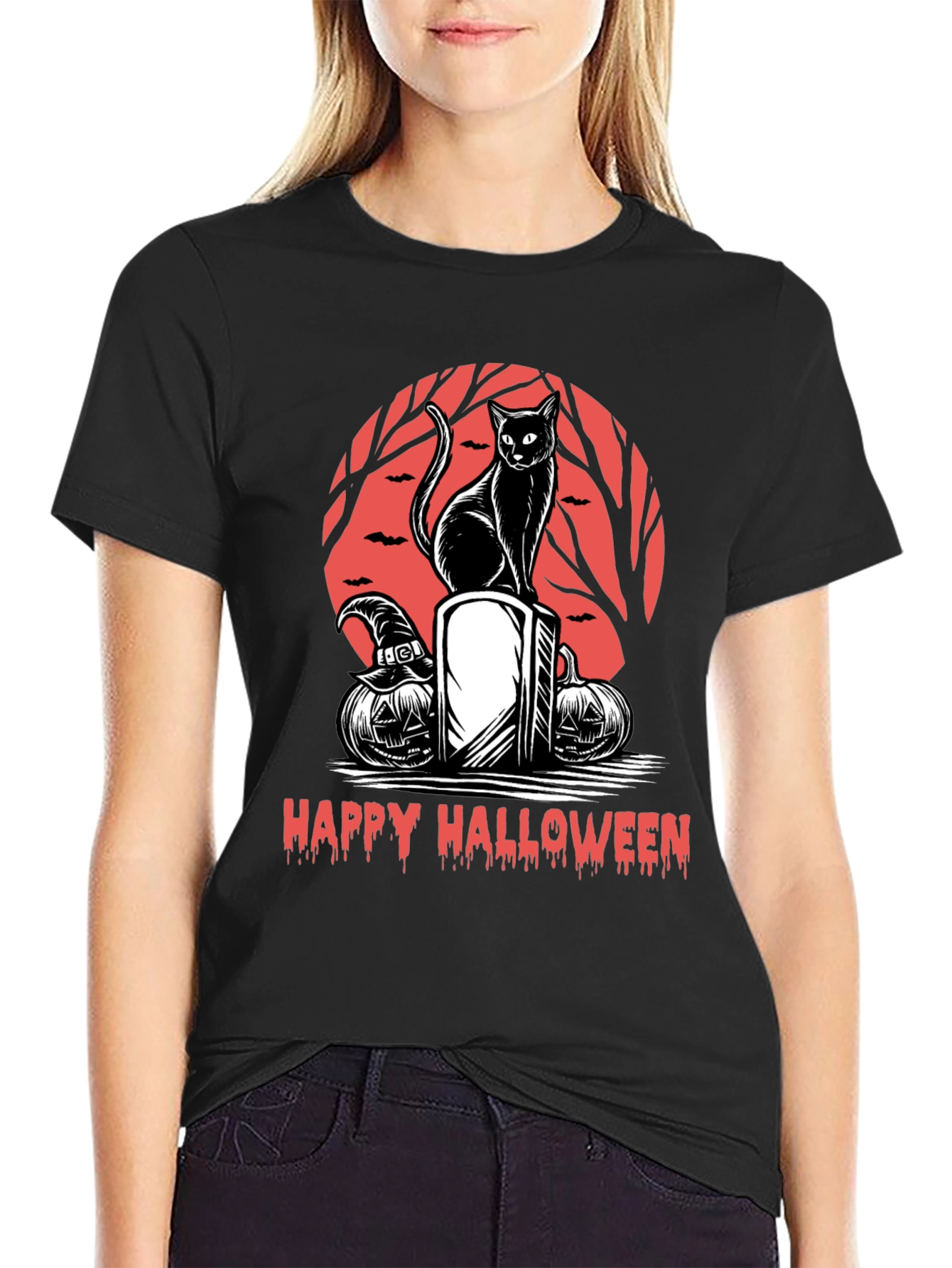 Halloween Cat T-Shirt