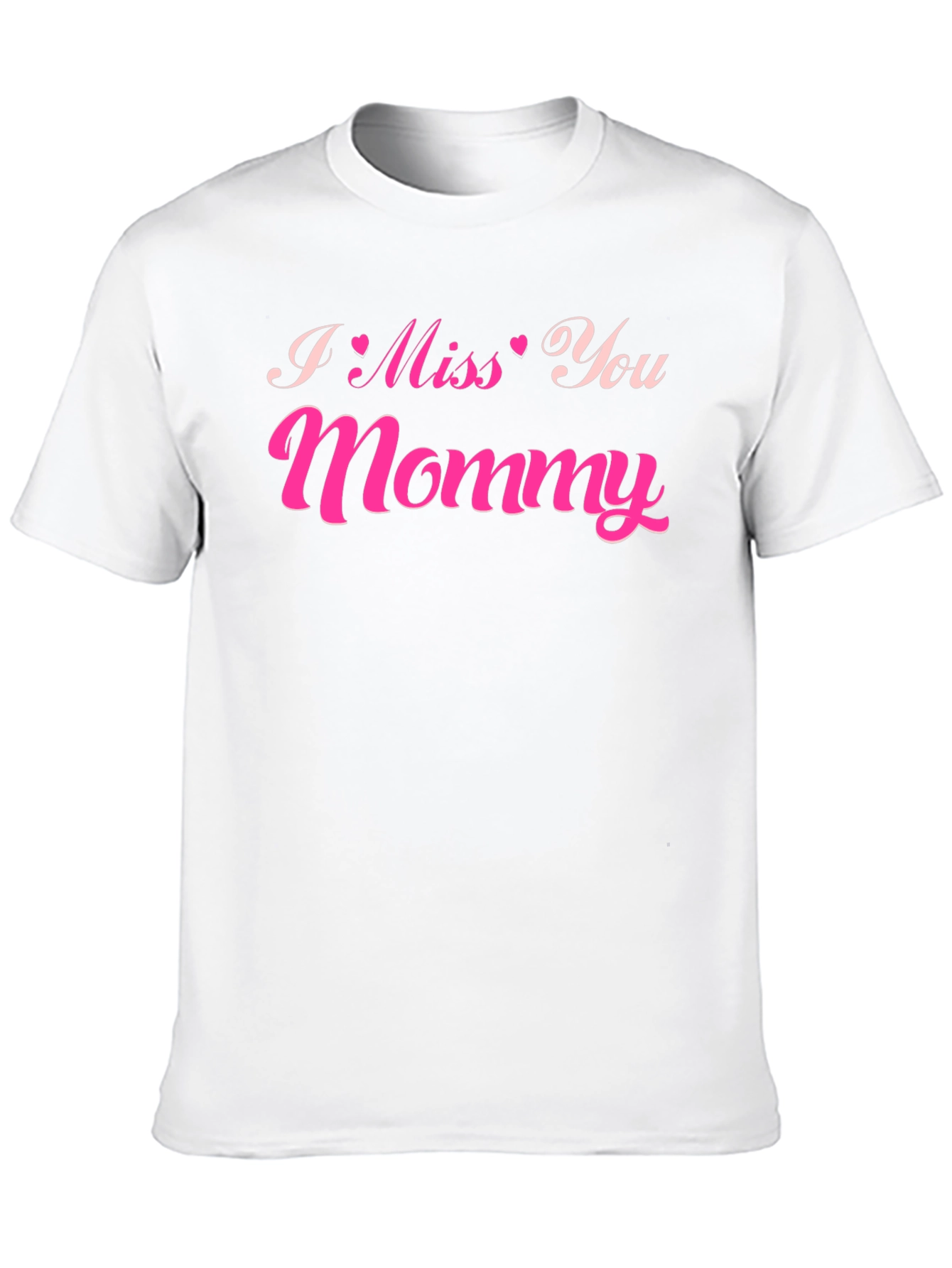 I Miss You Mommy Mens Black T-shirt