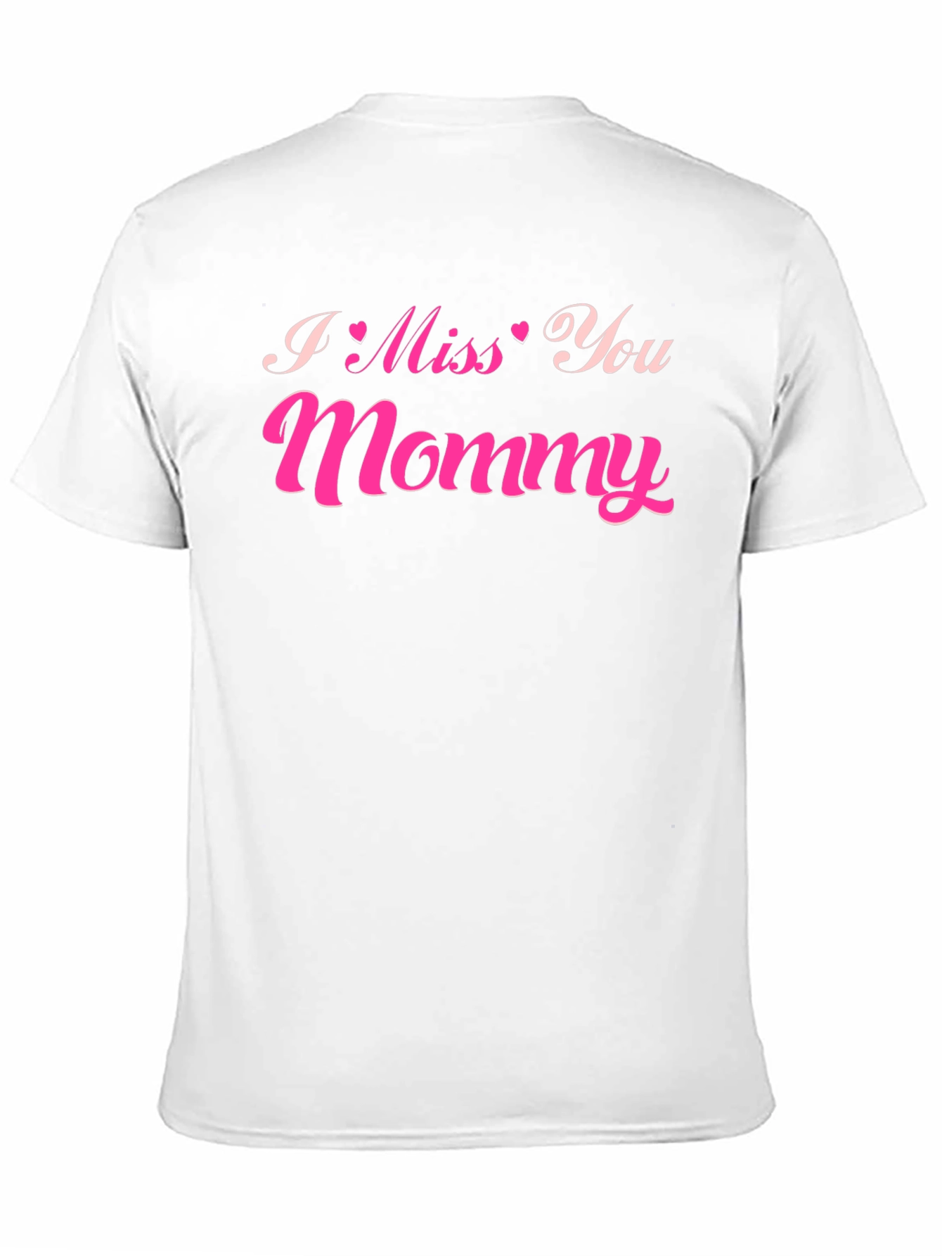 I Miss You Mommy Mens Black T-shirt