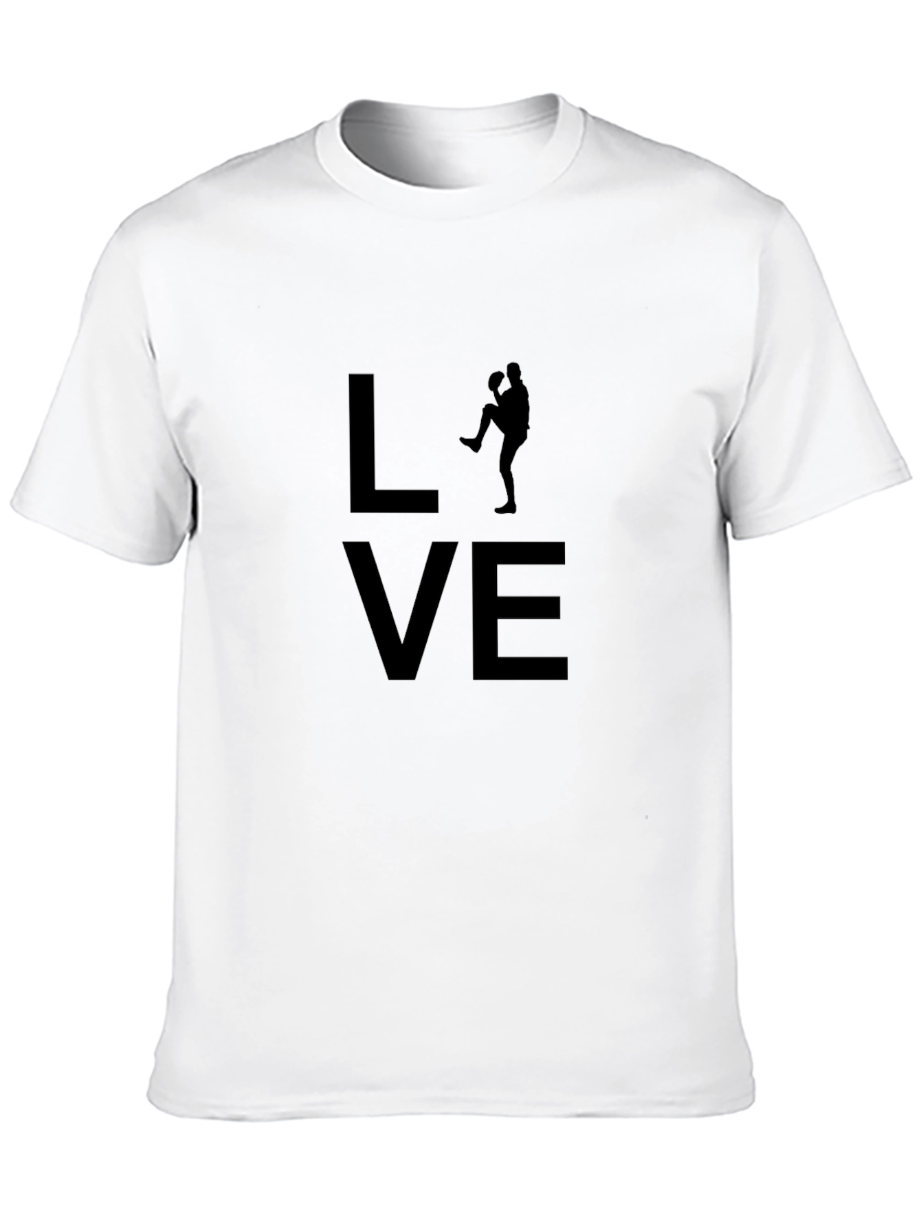 Love Baseball Tee - Pitcher Silhouette