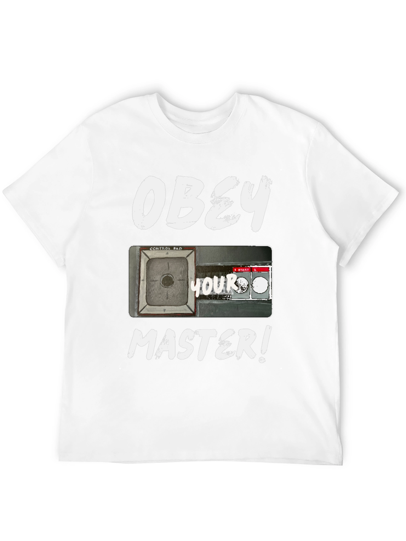 Obey Your Master T-Shirt - Control Pad Design