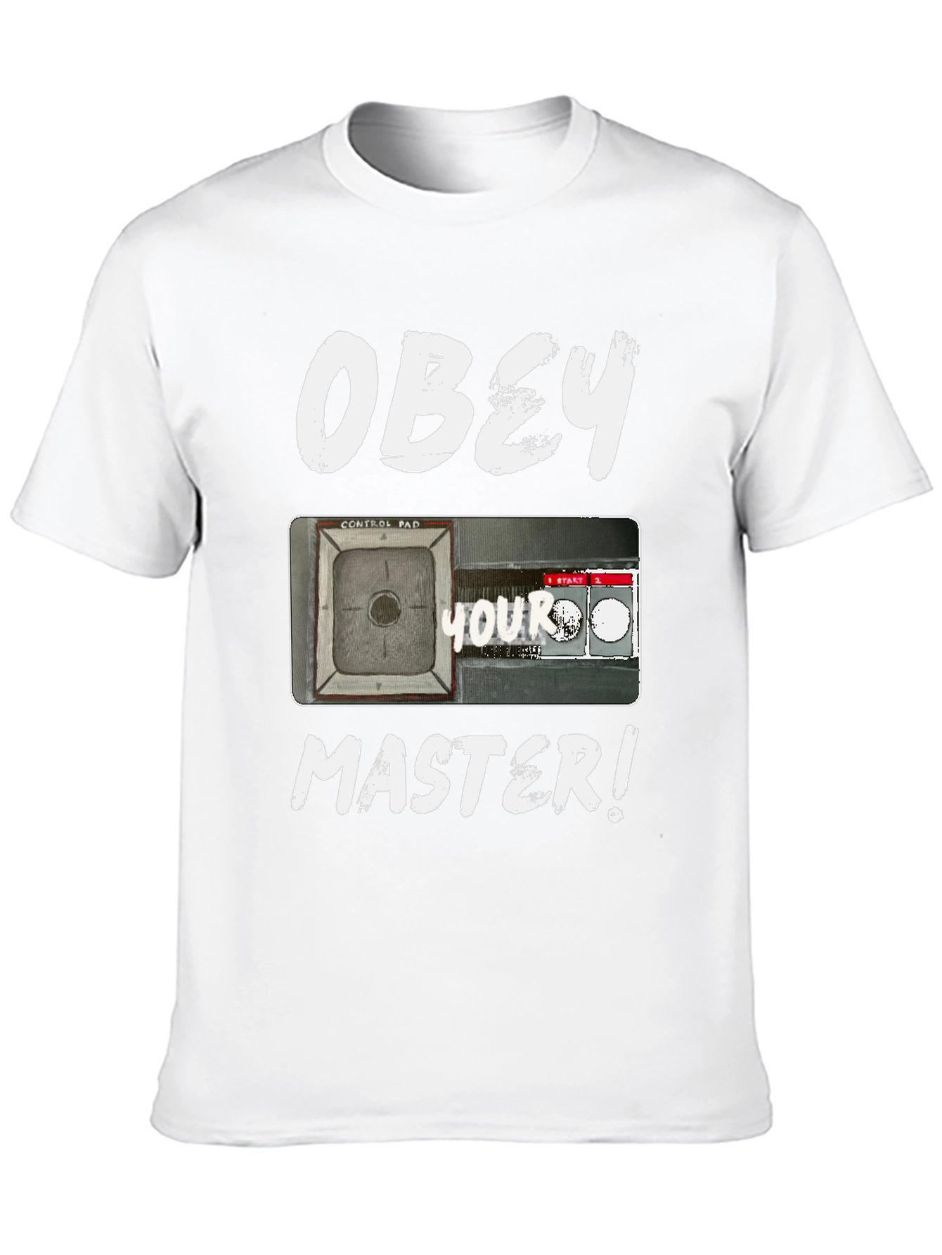 Obey Your Master T-Shirt - Control Pad Design
