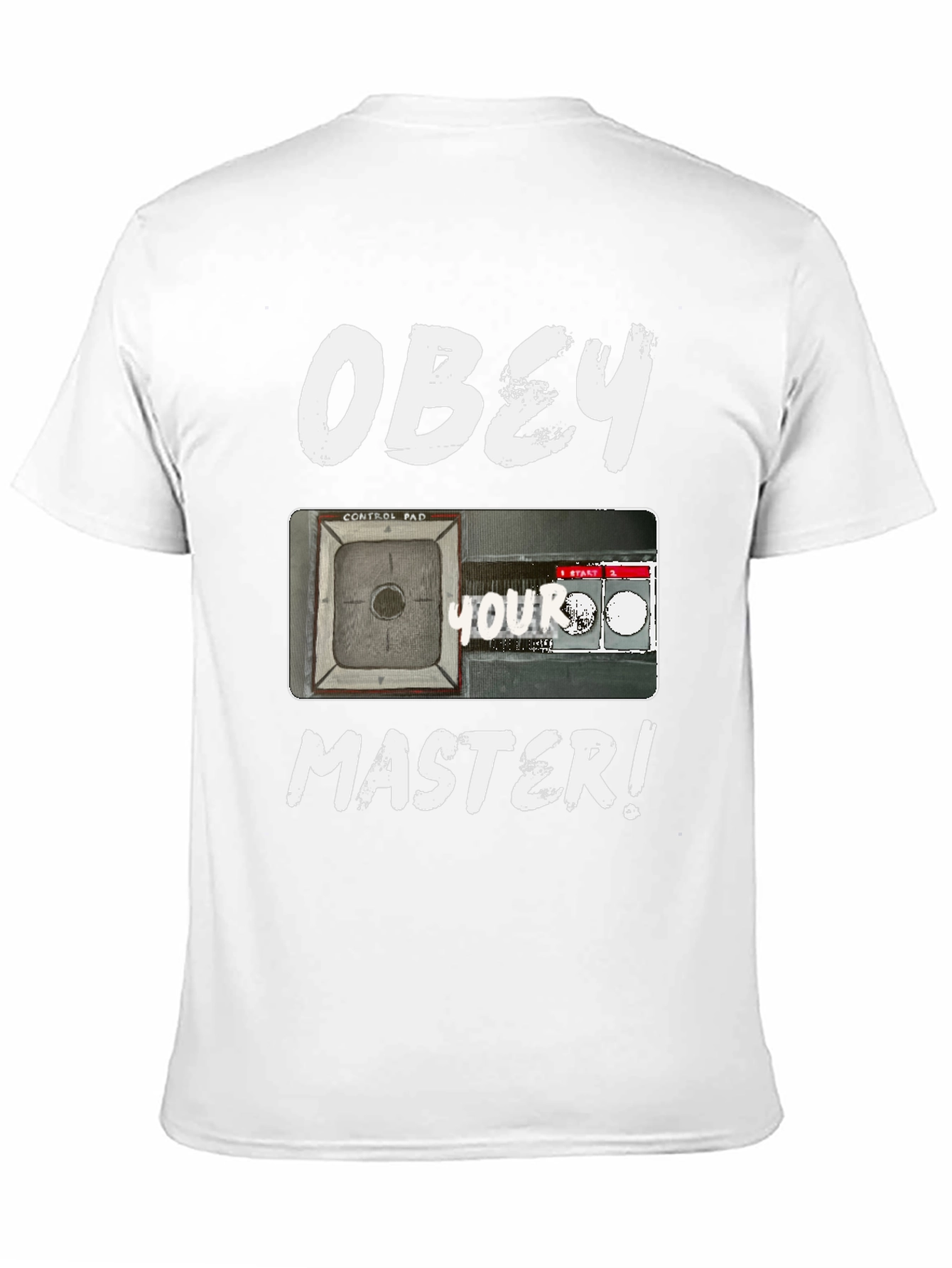 Obey Your Master T-Shirt - Control Pad Design