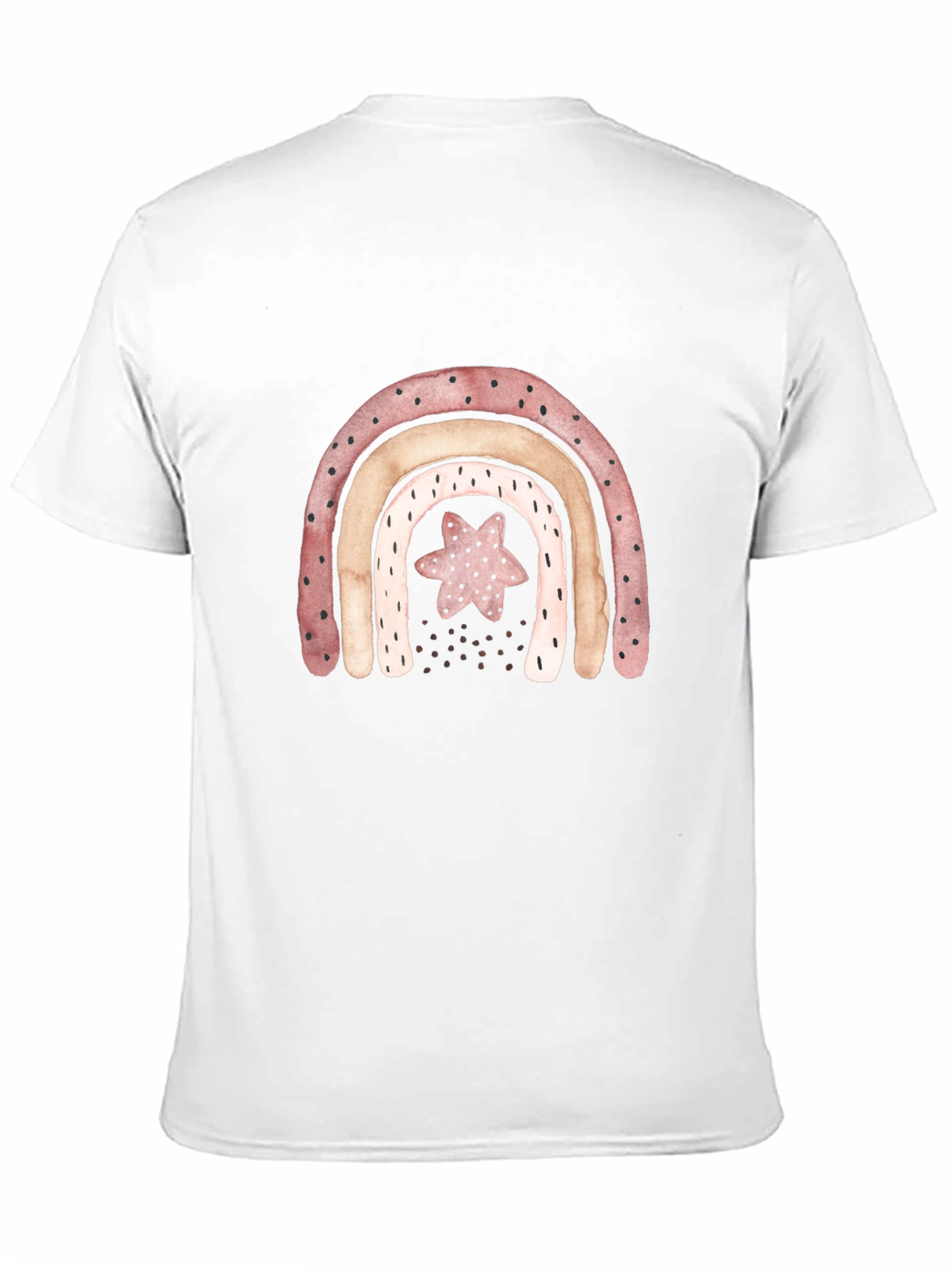 Rainbow Star Graphic Tee - Casual Comfort