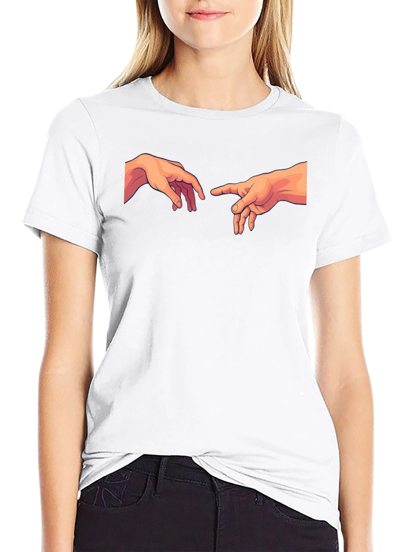Creation of Adam T-Shirt - Michelangelo Inspired Graphic Tee