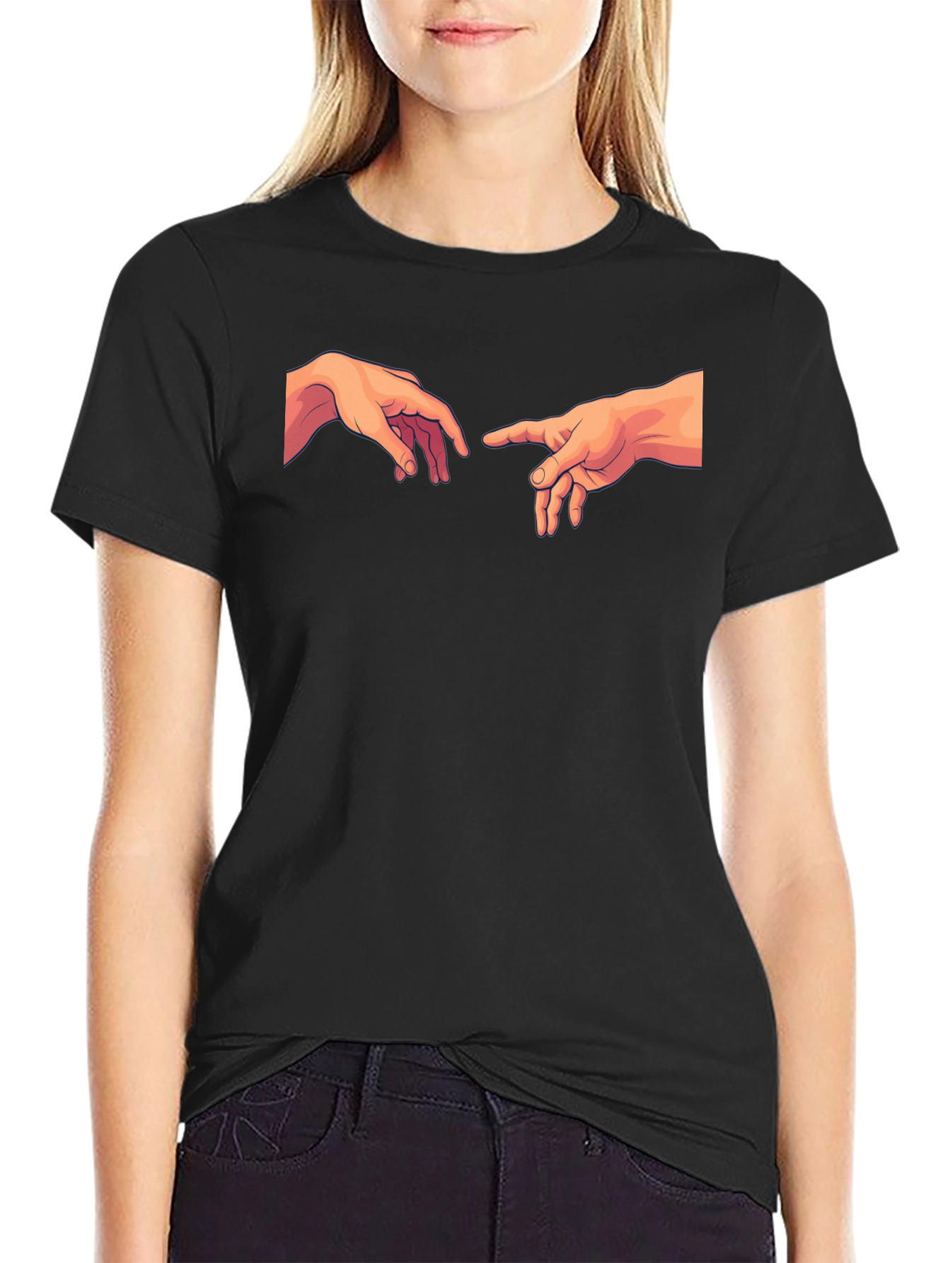 Creation of Adam T-Shirt - Michelangelo Inspired Graphic Tee
