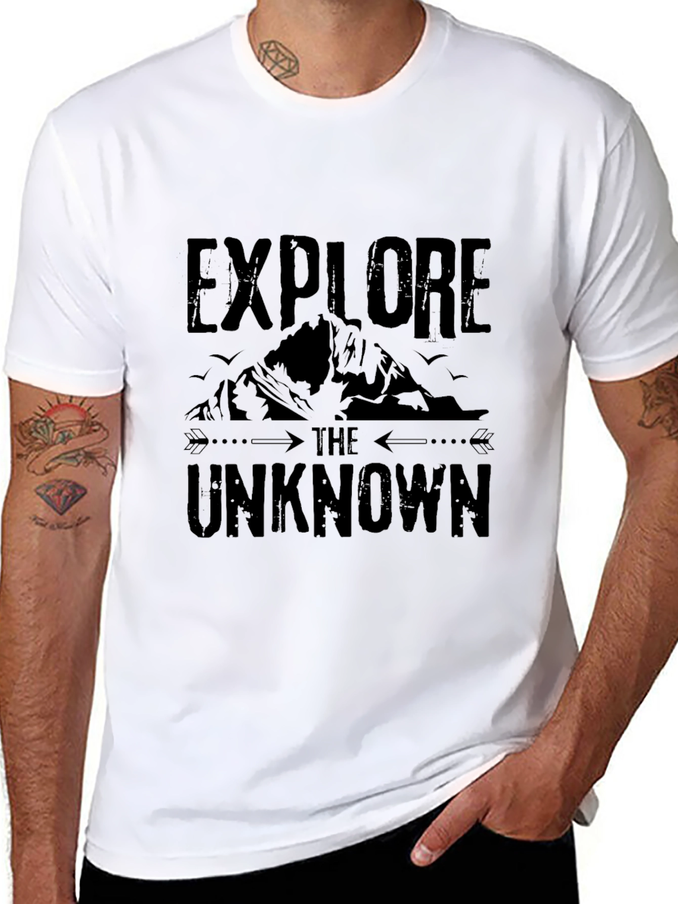 Explore the Unknown Graphic Tee - Adventure Awaits