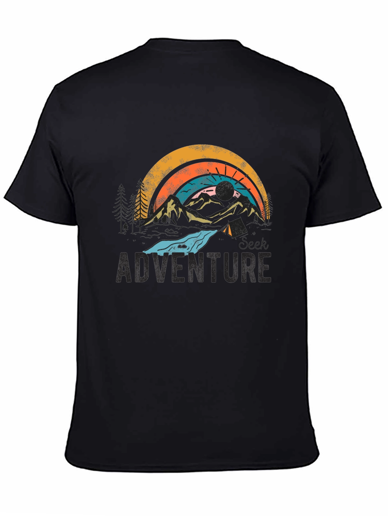 Seek Adventure Graphic Tee - Unisex Camping Shirt